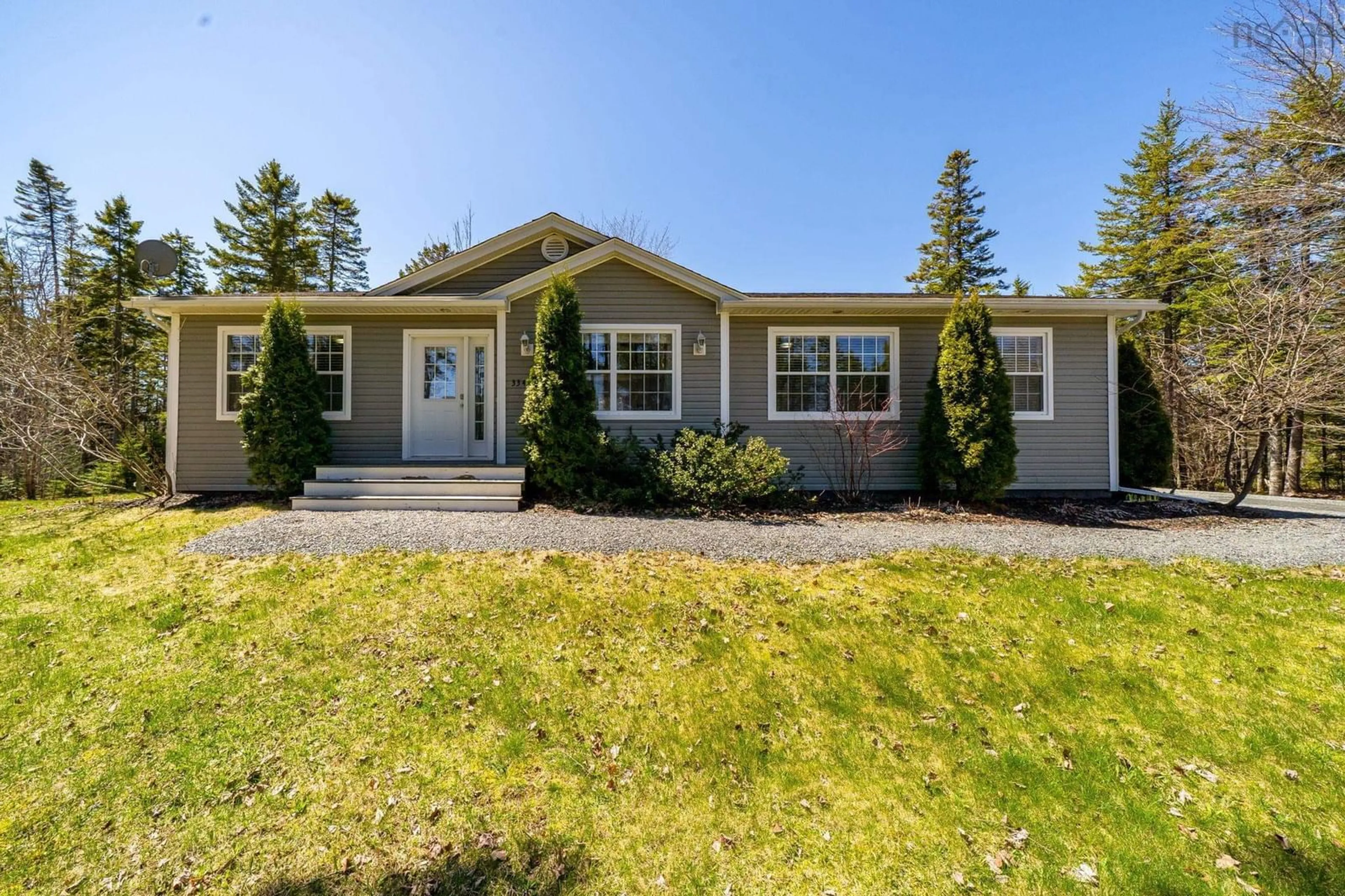 Home with vinyl exterior material, street for 3340 Sackville Dr, Upper Sackville Nova Scotia B4E 3C5