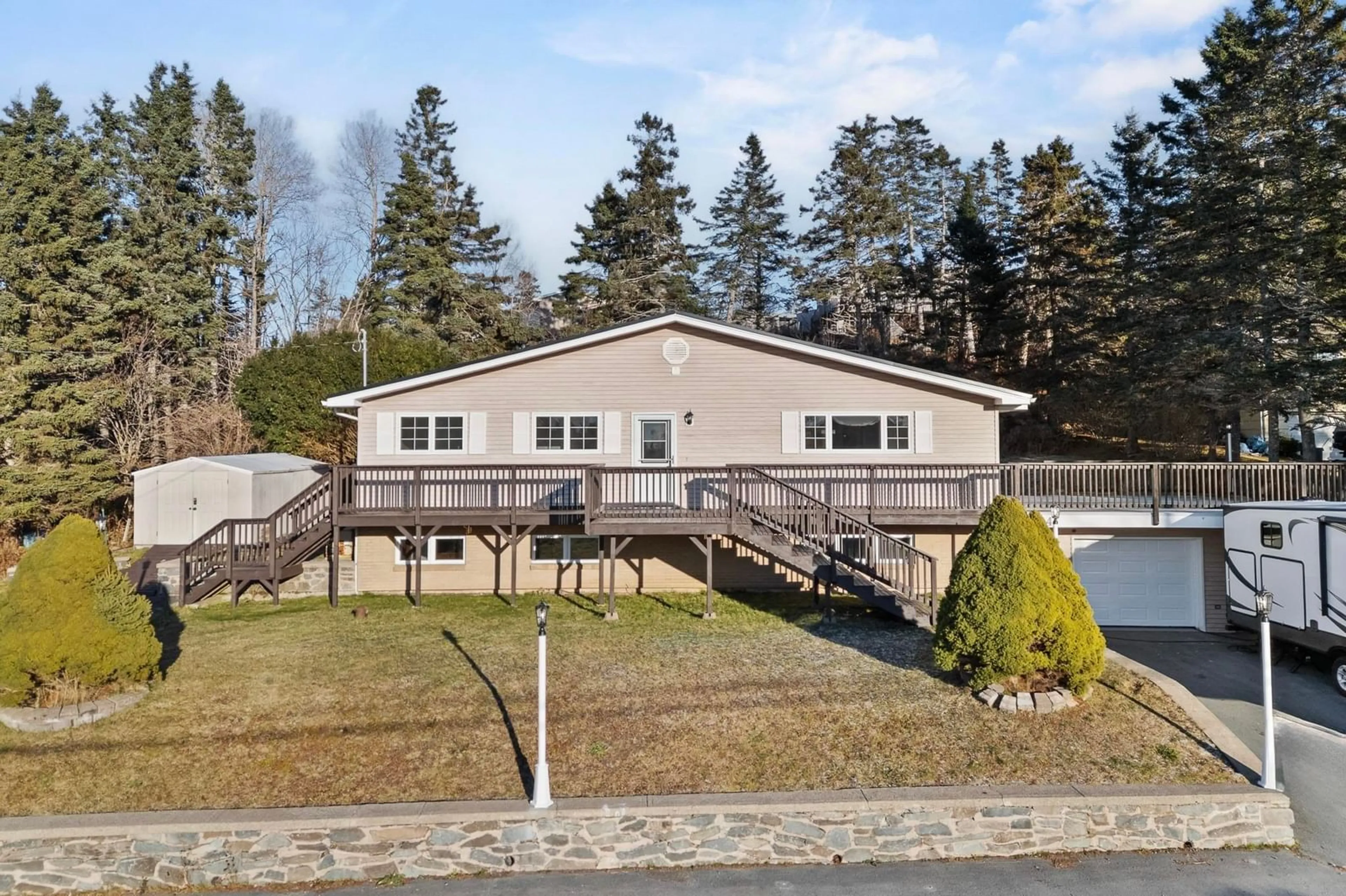 A pic from outside/outdoor area/front of a property/back of a property/a pic from drone, unknown for 44 Lahey Dr, West Lawrencetown Nova Scotia B2Z 1R2