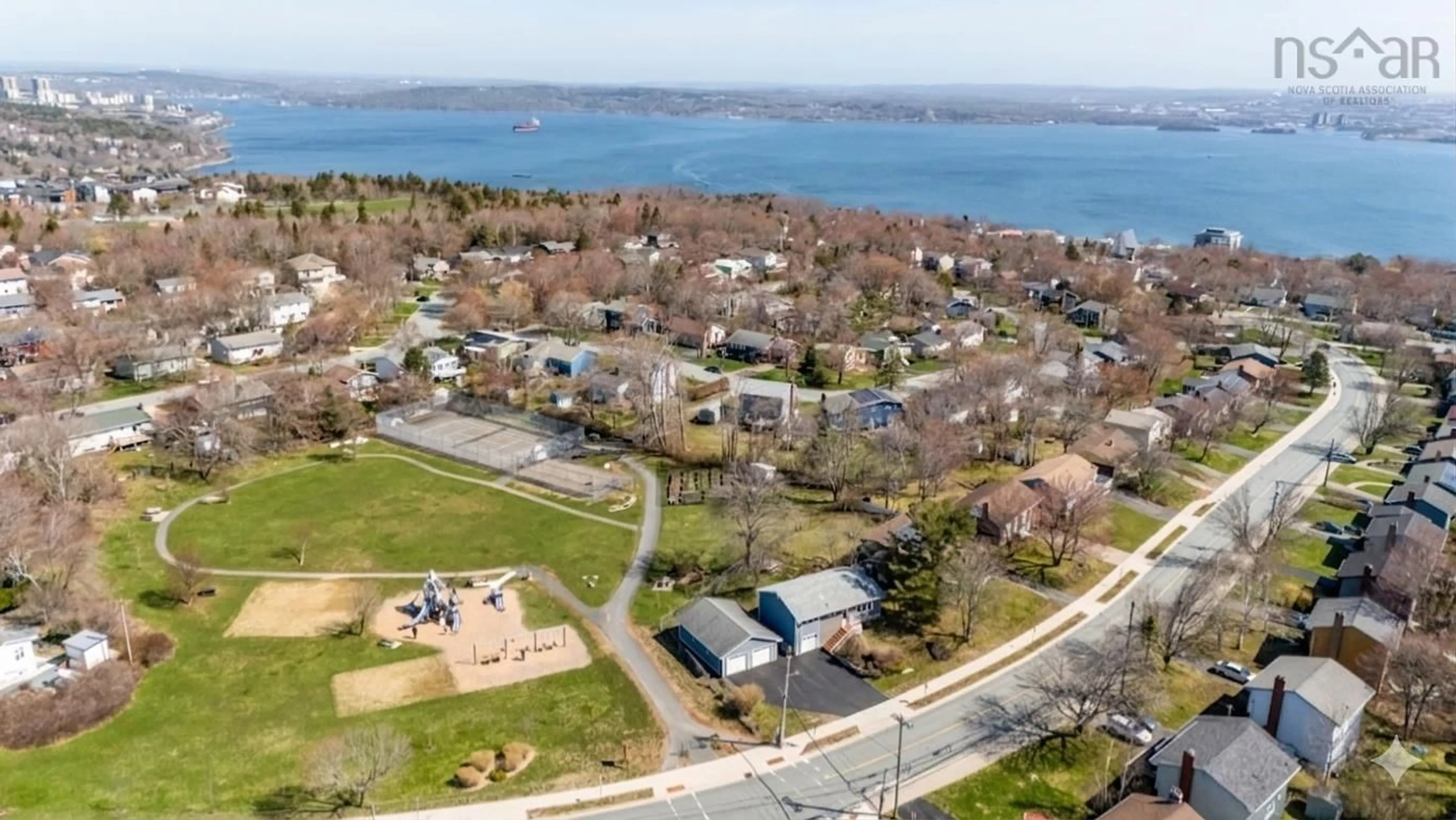 A pic from outside/outdoor area/front of a property/back of a property/a pic from drone, water/lake/river/ocean view for 81 Flamingo Dr, Rockingham Nova Scotia B3M 1T2