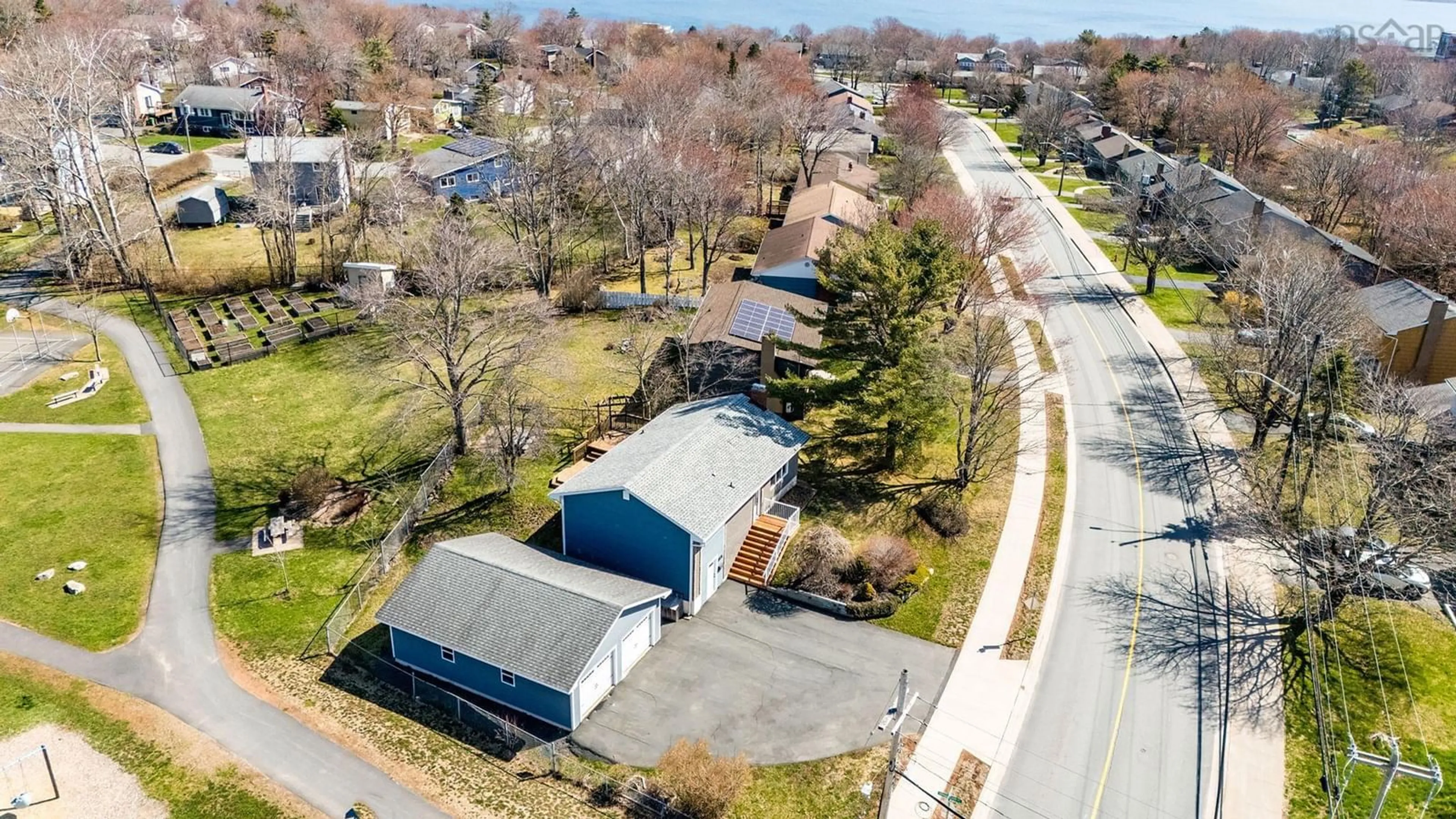 A pic from outside/outdoor area/front of a property/back of a property/a pic from drone, street for 81 Flamingo Dr, Rockingham Nova Scotia B3M 1T2