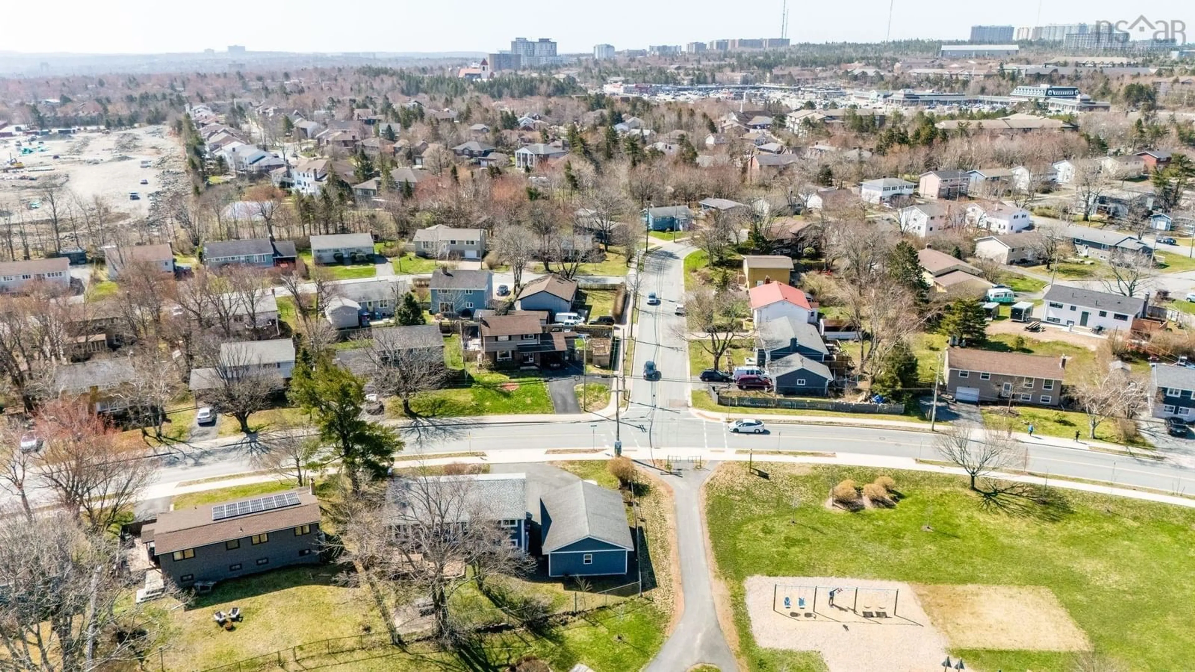 A pic from outside/outdoor area/front of a property/back of a property/a pic from drone, street for 81 Flamingo Dr, Rockingham Nova Scotia B3M 1T2