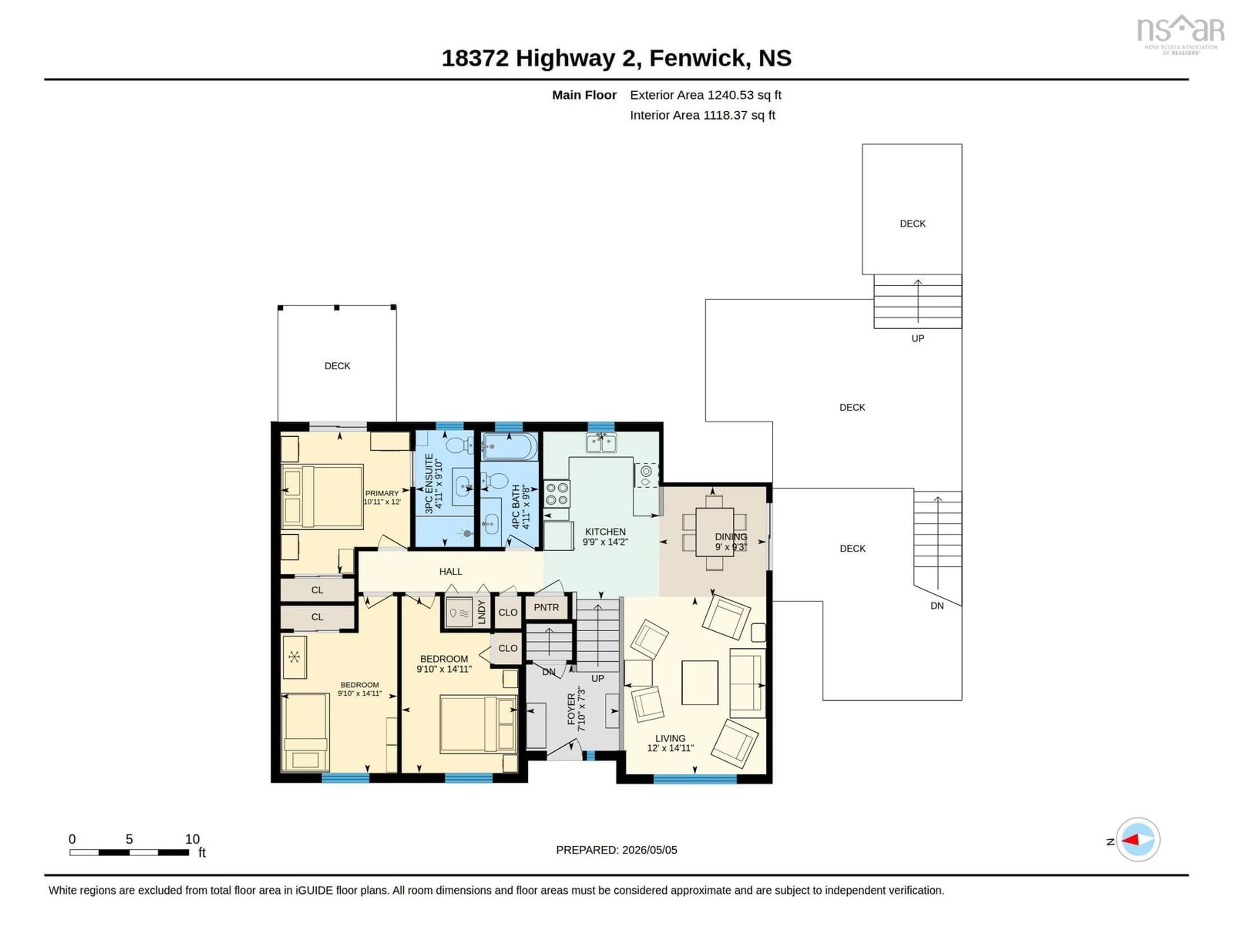 Floor plan for 18372 Highway 2, Fenwick Nova Scotia B0L 1C0