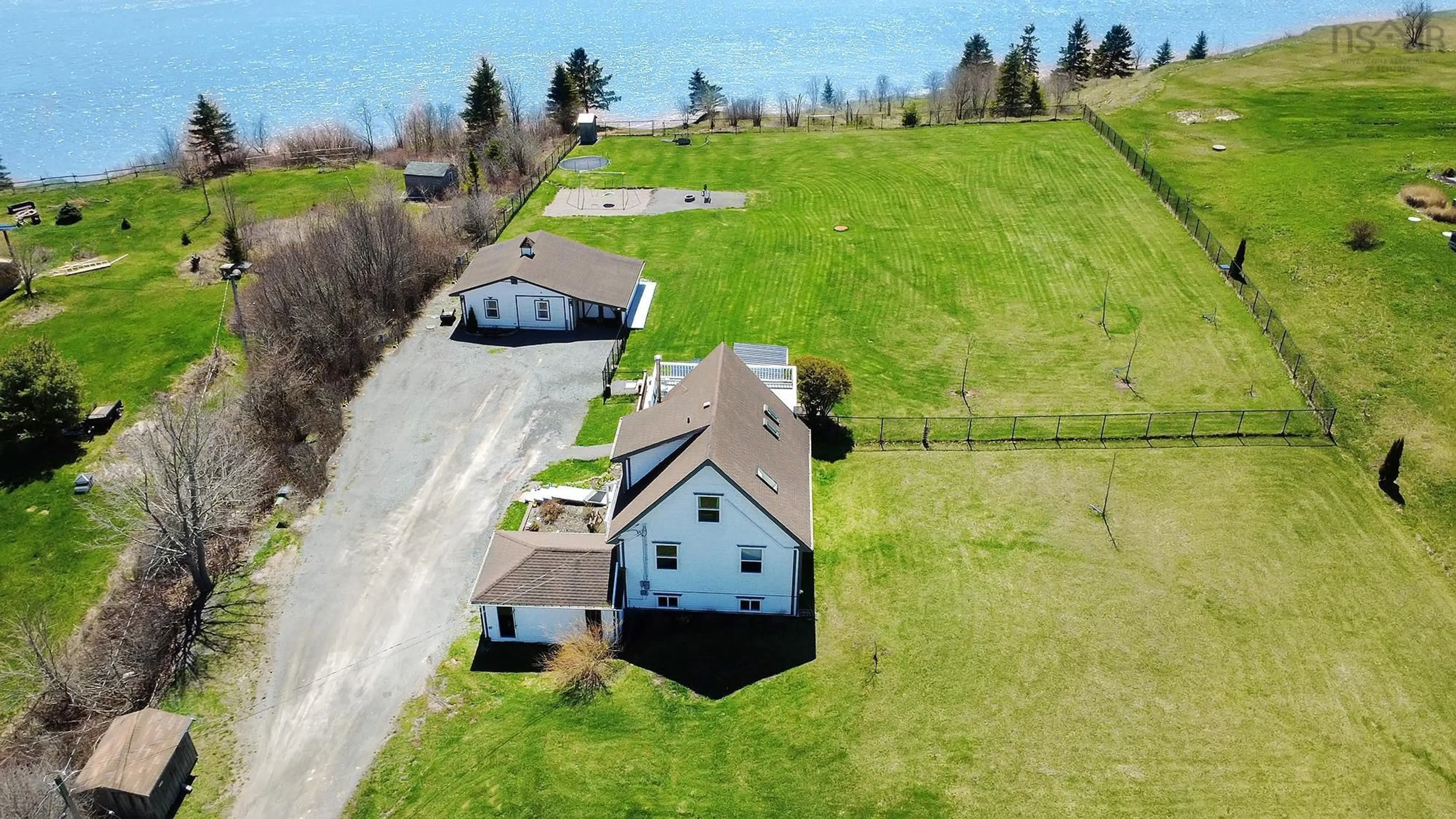A pic from outside/outdoor area/front of a property/back of a property/a pic from drone, unknown for 1158 Avondale Rd, Poplar Grove Nova Scotia B0N 2A0