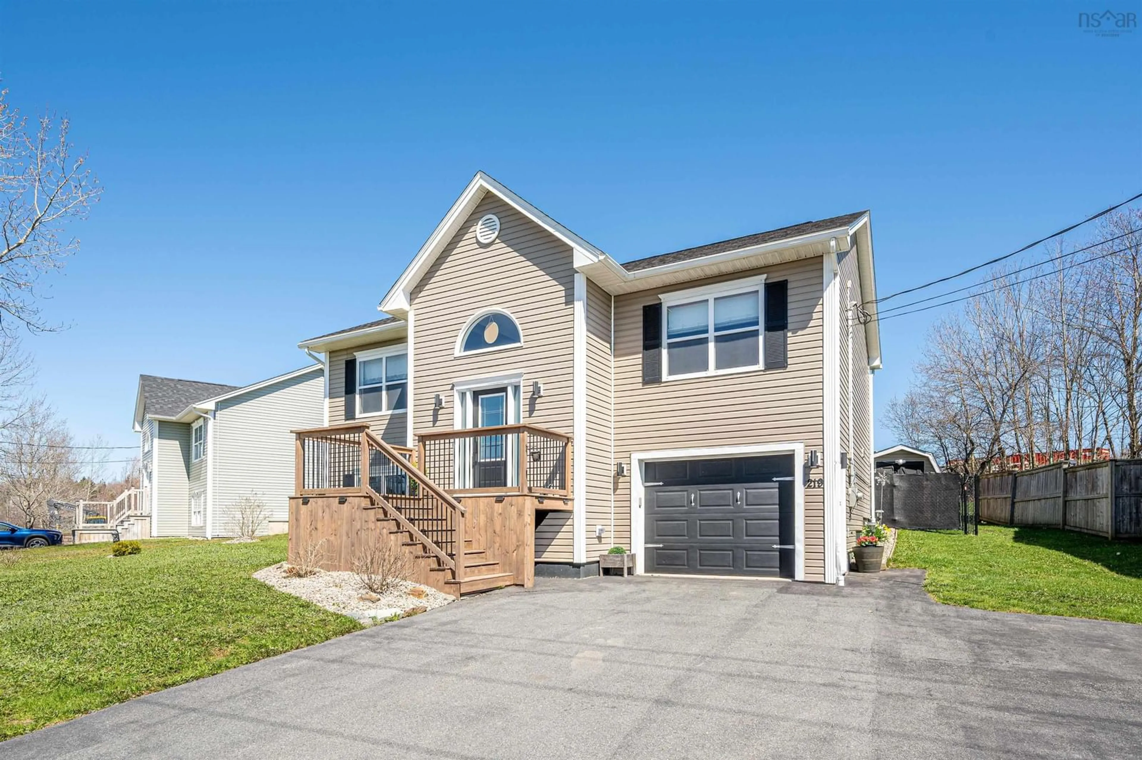 Home with vinyl exterior material, street for 219 Beaver Bank Rd, Beaver Bank Nova Scotia B4E 1J8