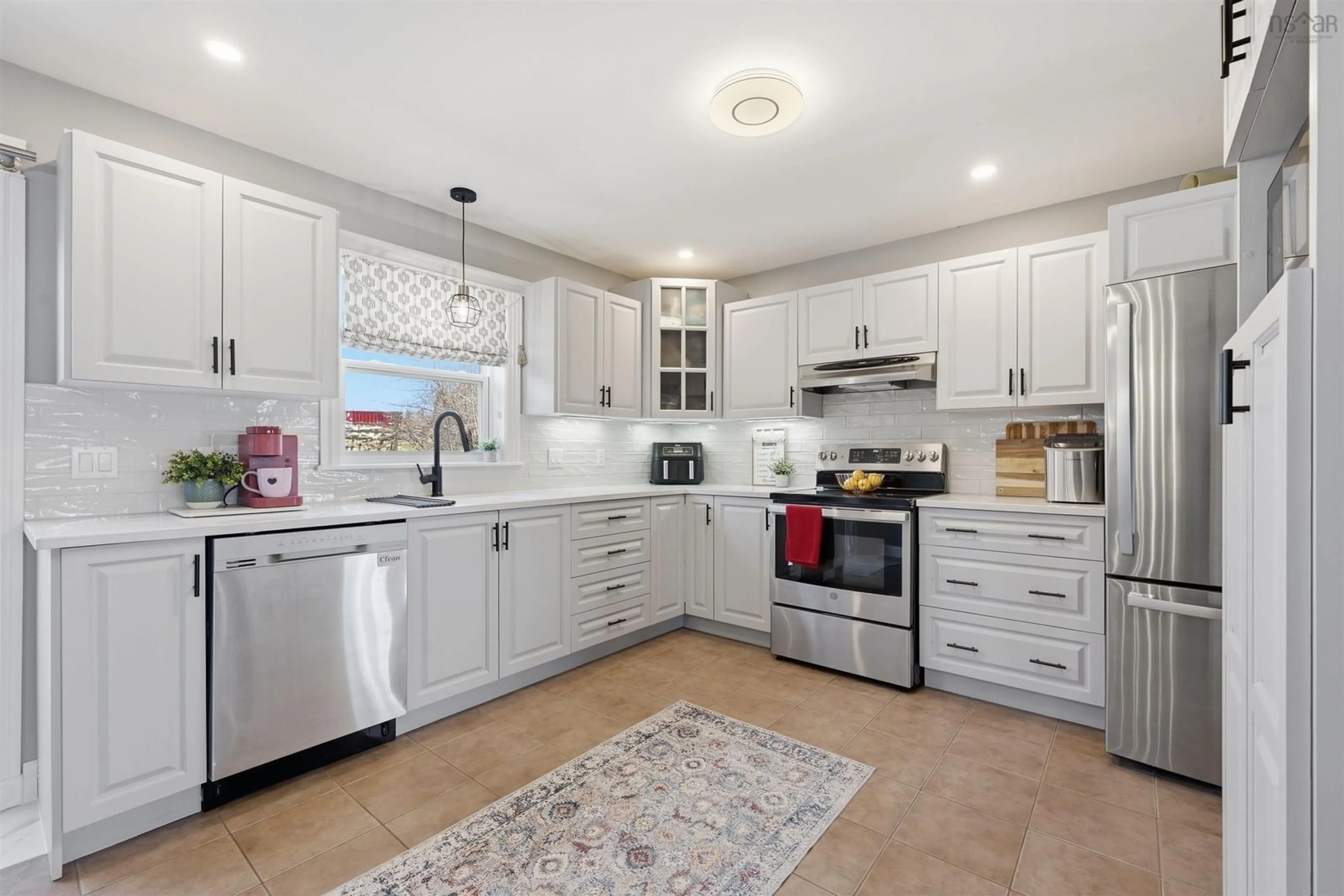 Open concept kitchen, ceramic/tile floor for 219 Beaver Bank Rd, Beaver Bank Nova Scotia B4E 1J8