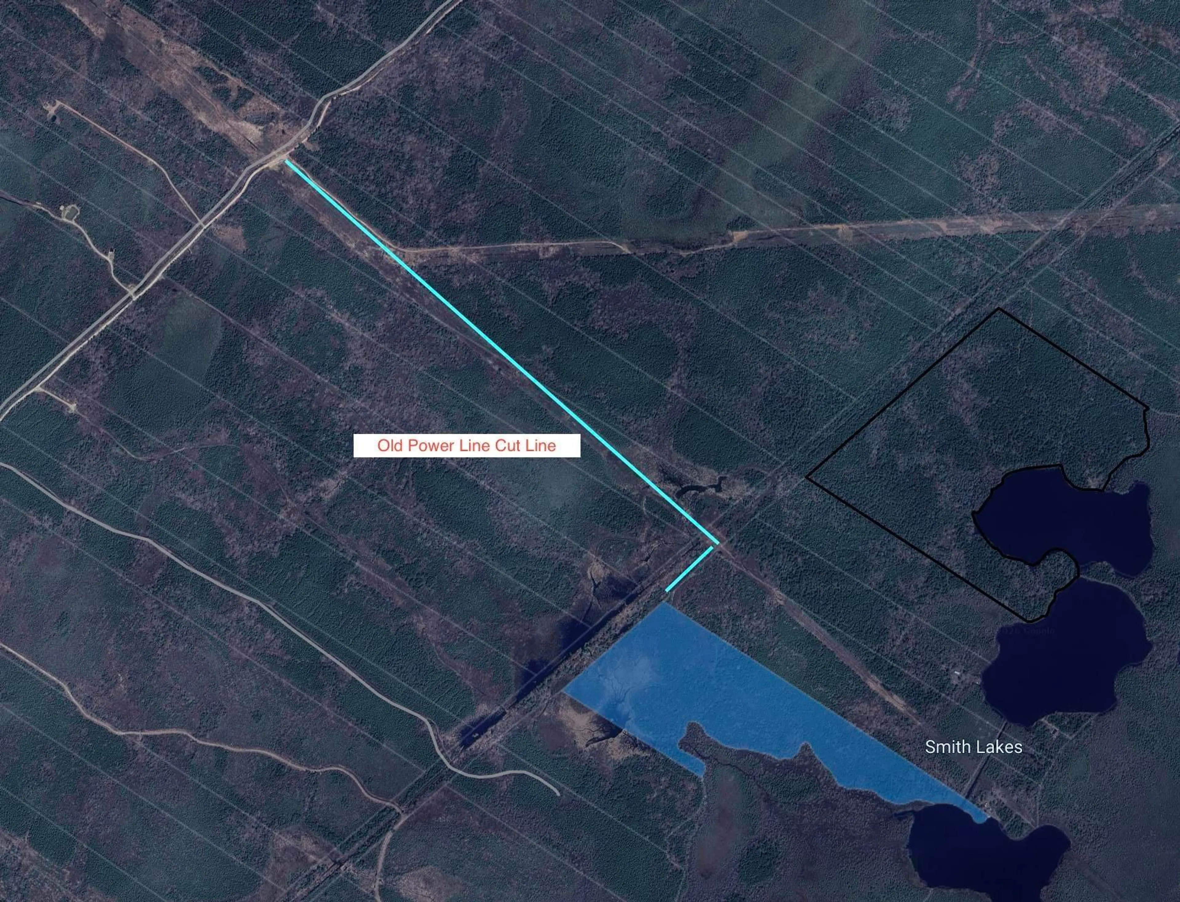 Picture of a map for Lot Middle Rd, Fort Lawrence Nova Scotia B4H 3Y5