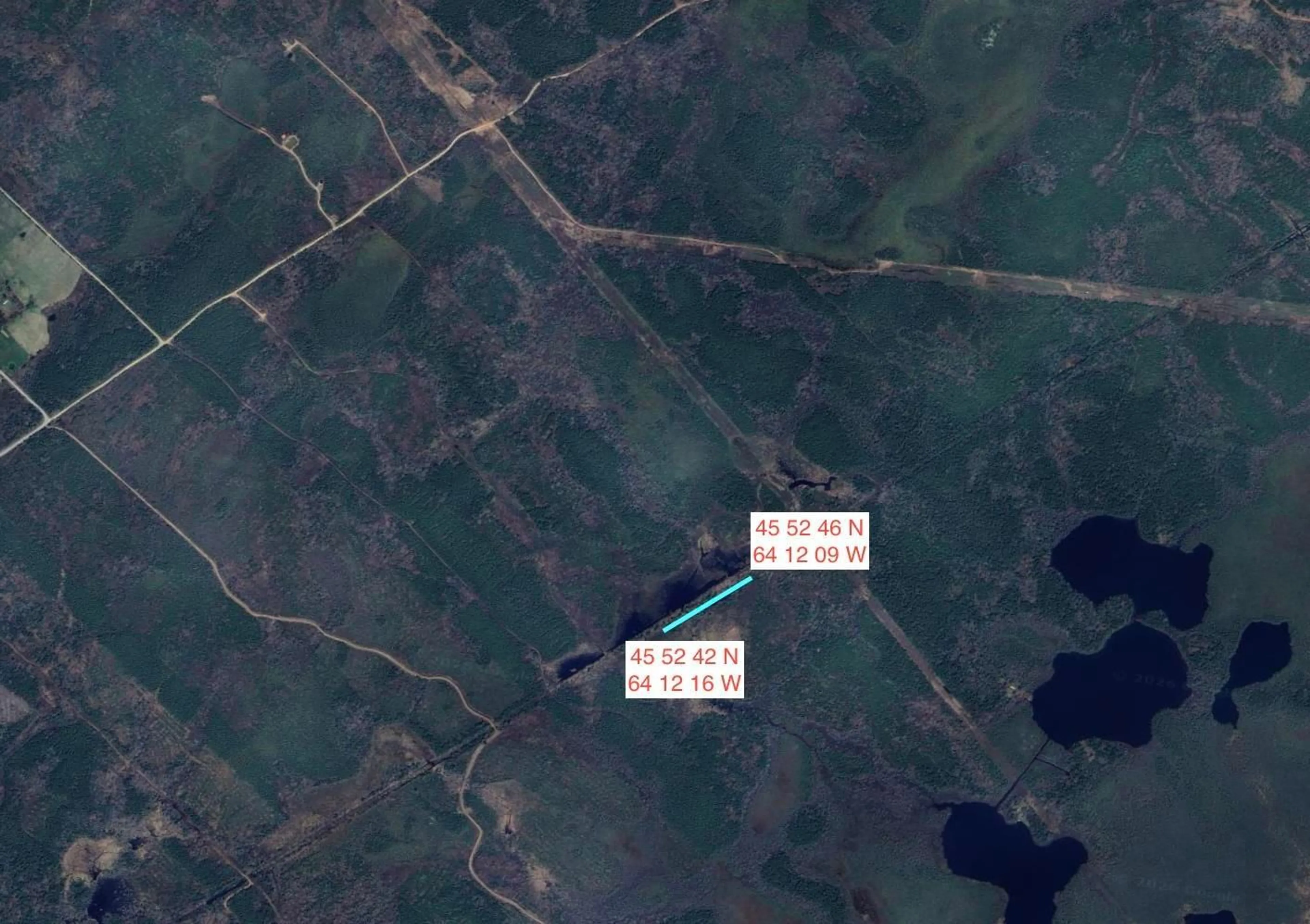 Picture of a map for Lot Middle Rd, Fort Lawrence Nova Scotia B4H 3Y5