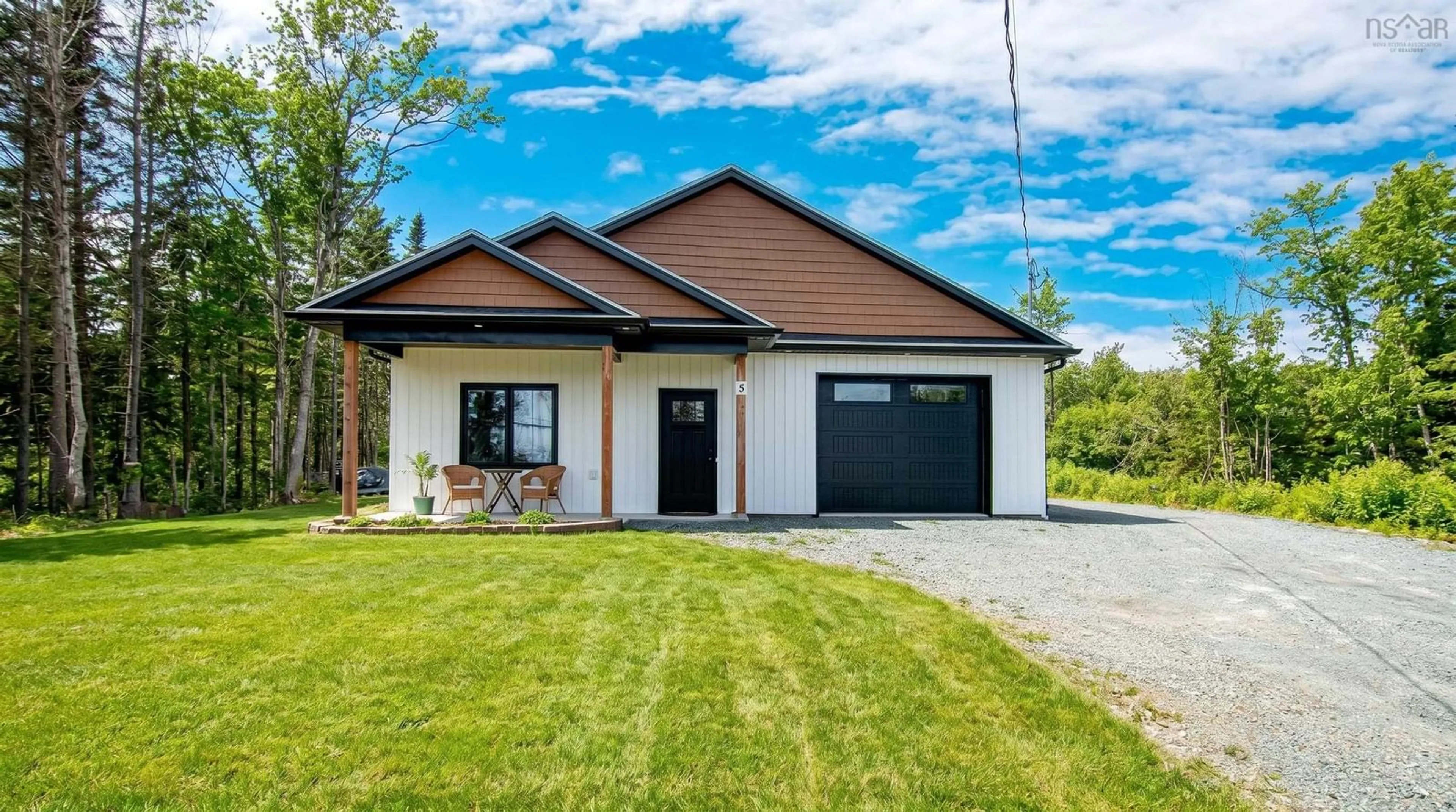 Home with vinyl exterior material, street for 5 Harmes Dr, Eastern Passage Nova Scotia B3G 1J7