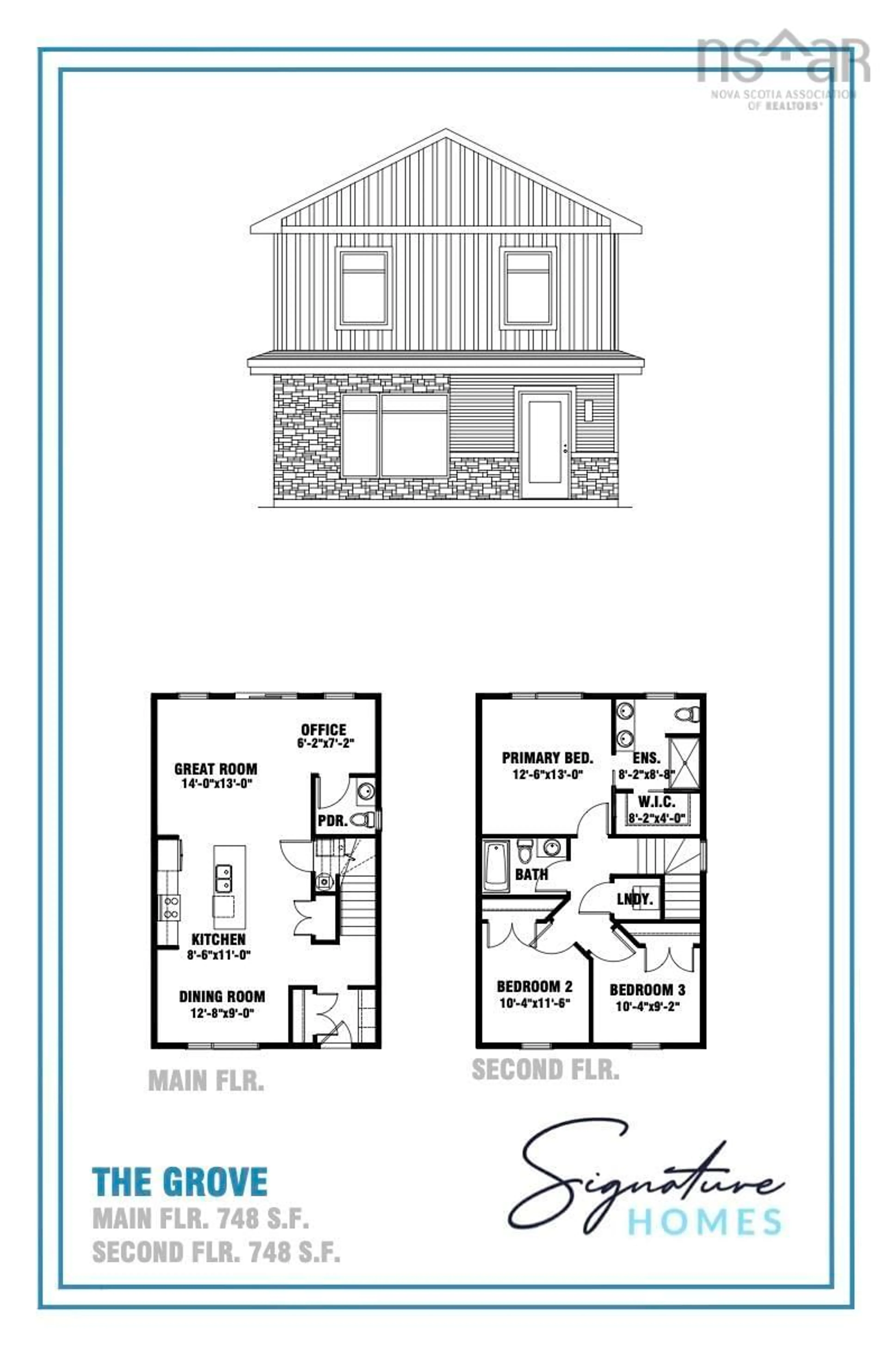 Floor plan for Lot 7-27 Marketway Lane, Nova Scotia Nova Scotia B3T 0N8