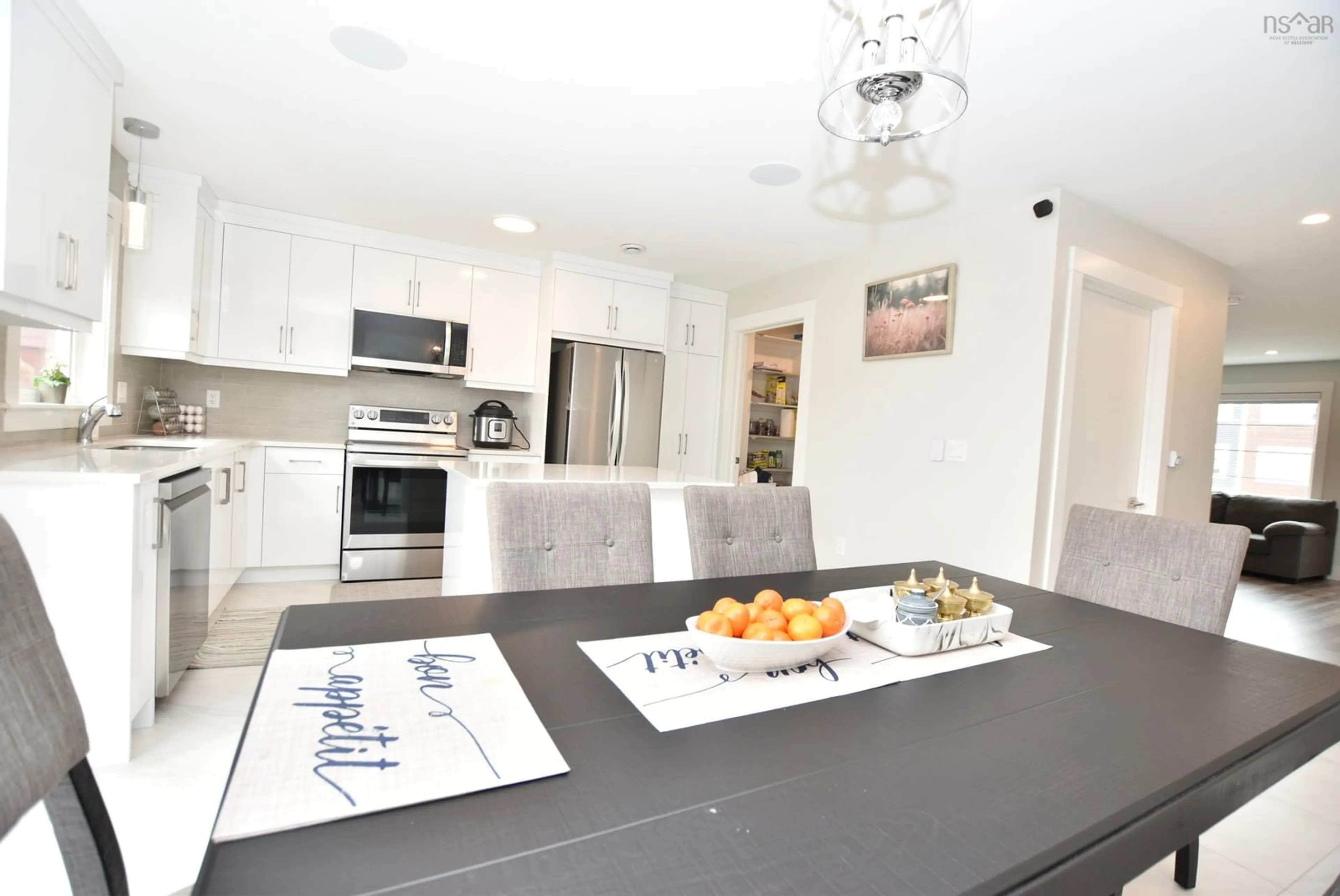 Open concept kitchen, ceramic/tile floor for 17 Grosse St, Beechville Nova Scotia B3T 0M7