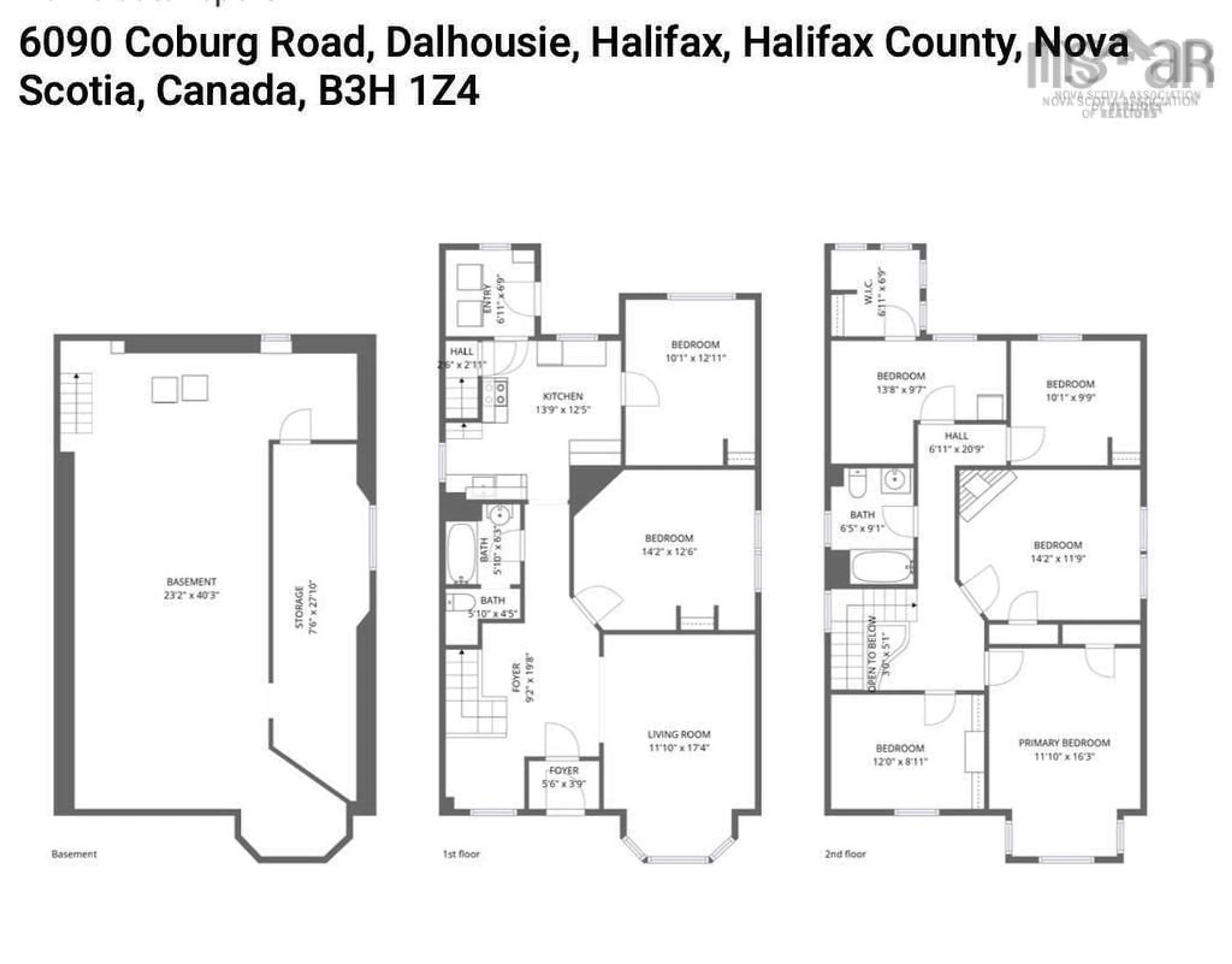 Floor plan for 6090 Coburg Rd, Halifax Nova Scotia B3H 1Z4