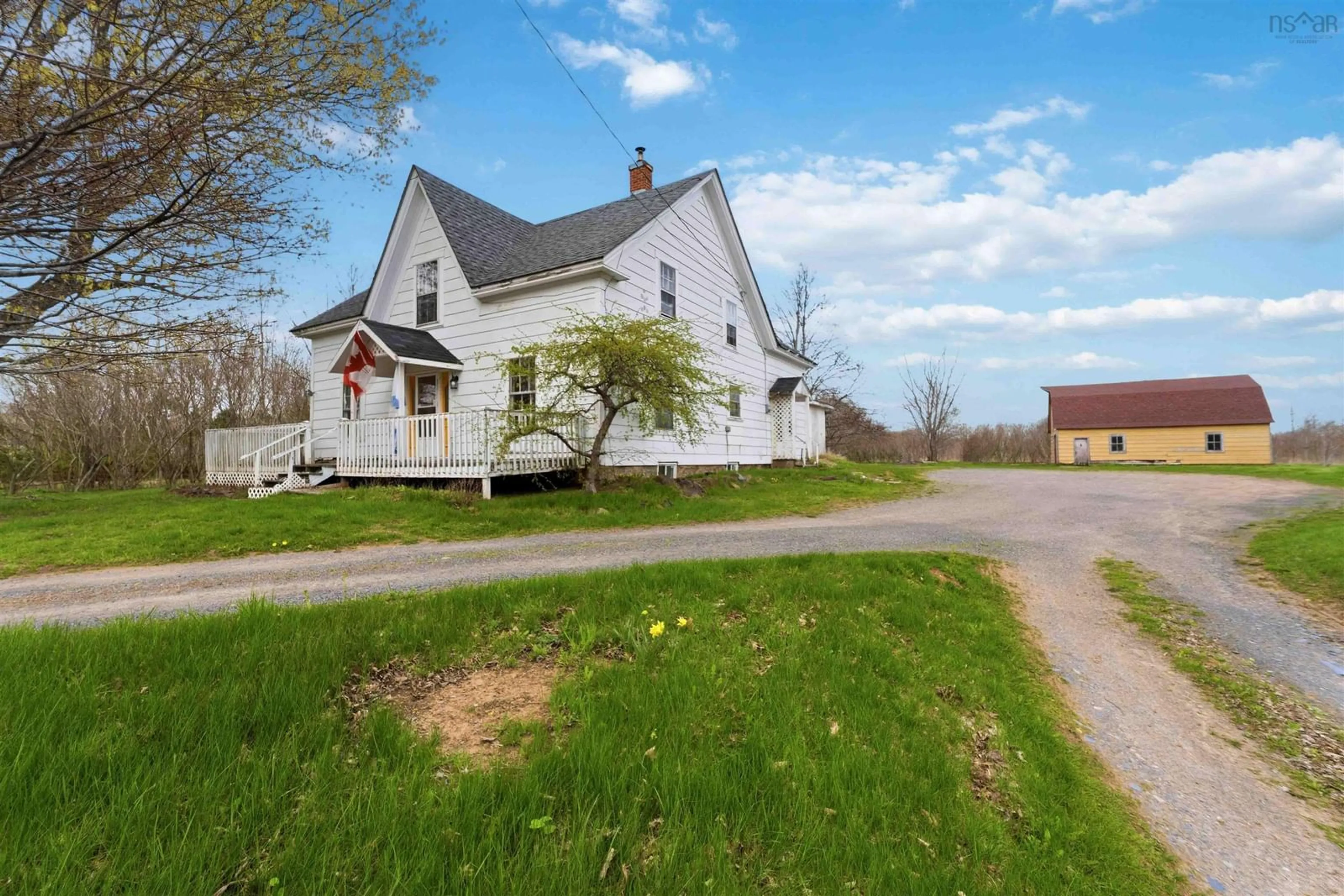 A pic from outside/outdoor area/front of a property/back of a property/a pic from drone, street for 2622 Black Rock Rd, Grafton Nova Scotia B0P 1V0