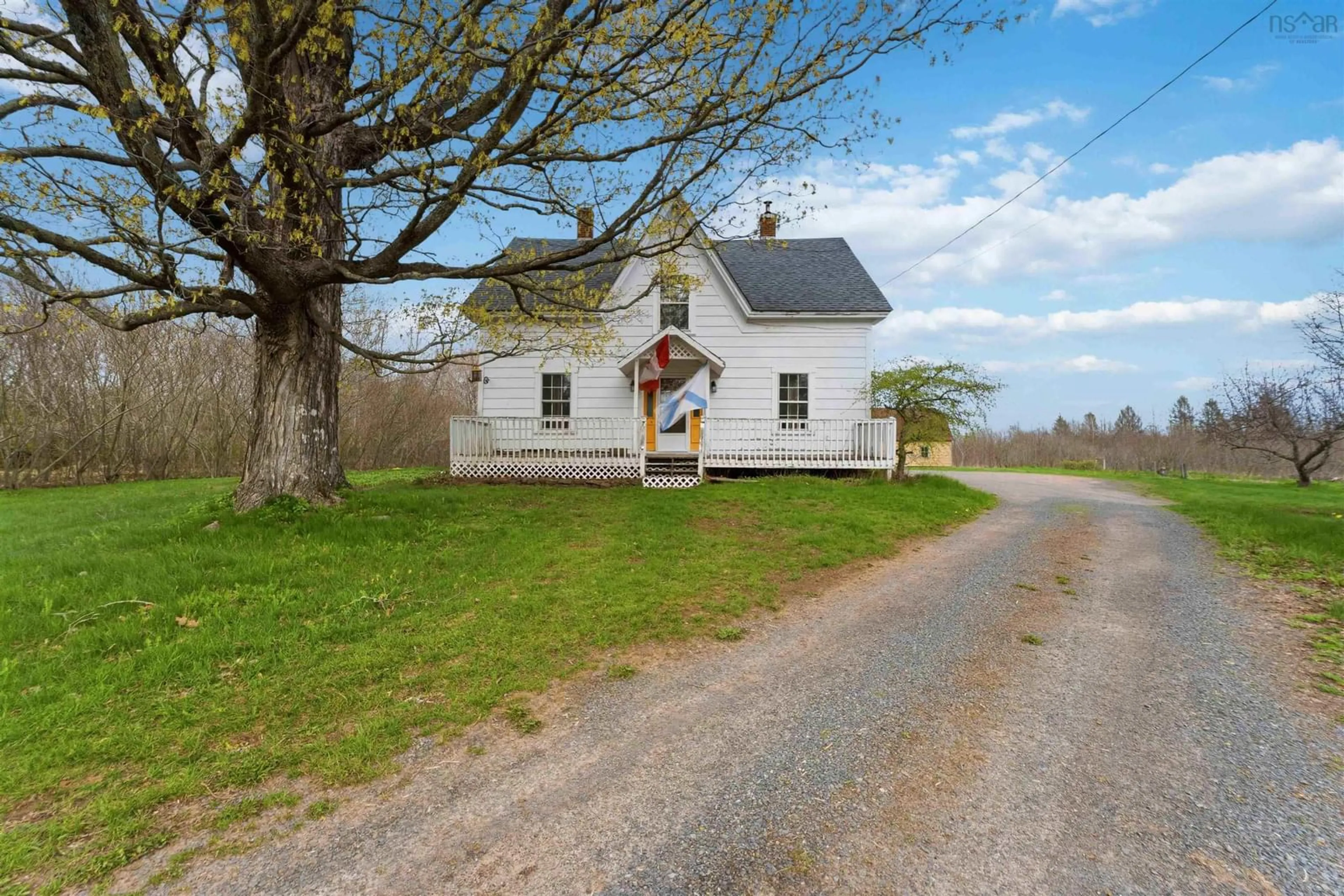 A pic from outside/outdoor area/front of a property/back of a property/a pic from drone, unknown for 2622 Black Rock Rd, Grafton Nova Scotia B0P 1V0