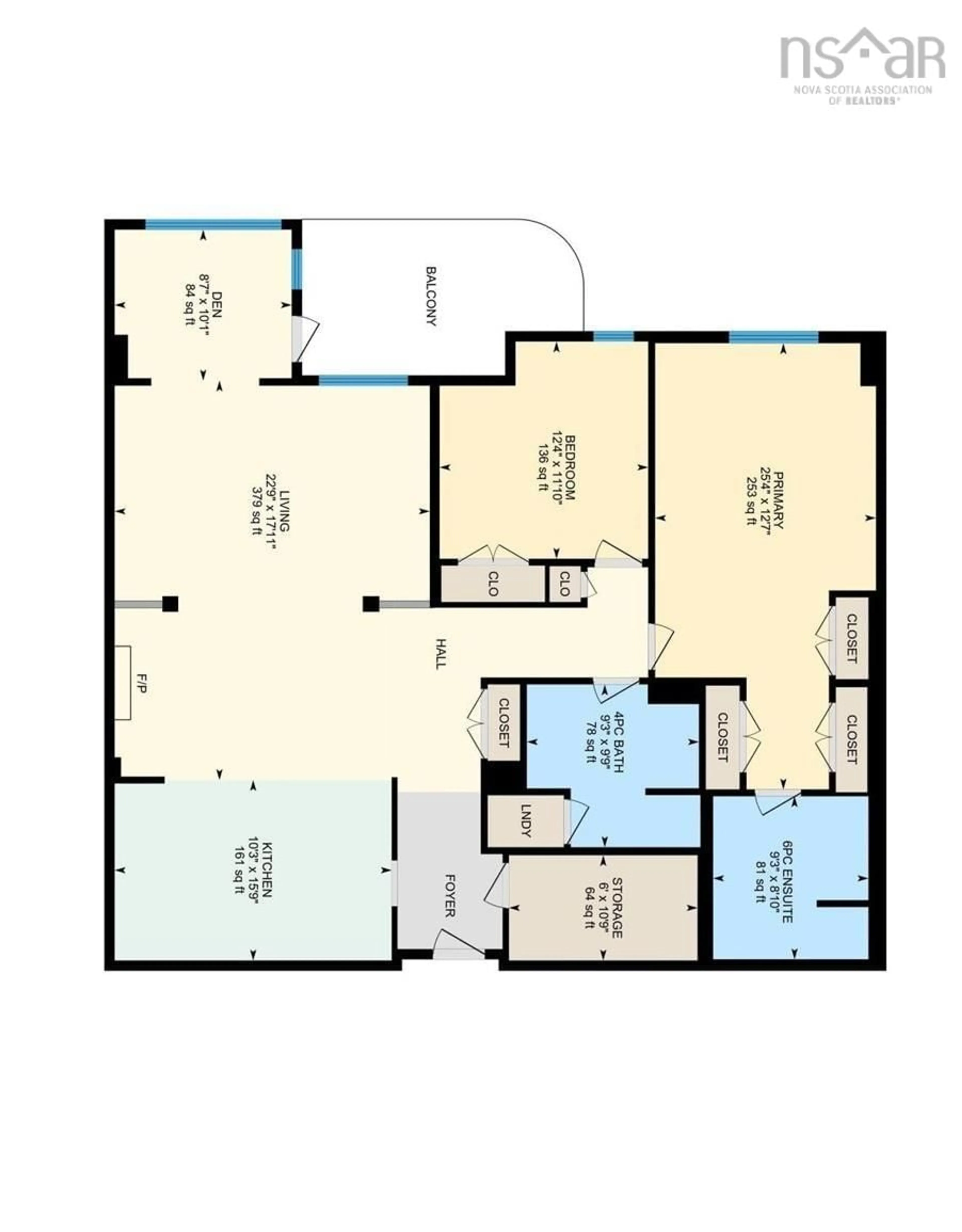 Floor plan for 79 Bedros Lane #207, Halifax Nova Scotia B3M 4X5