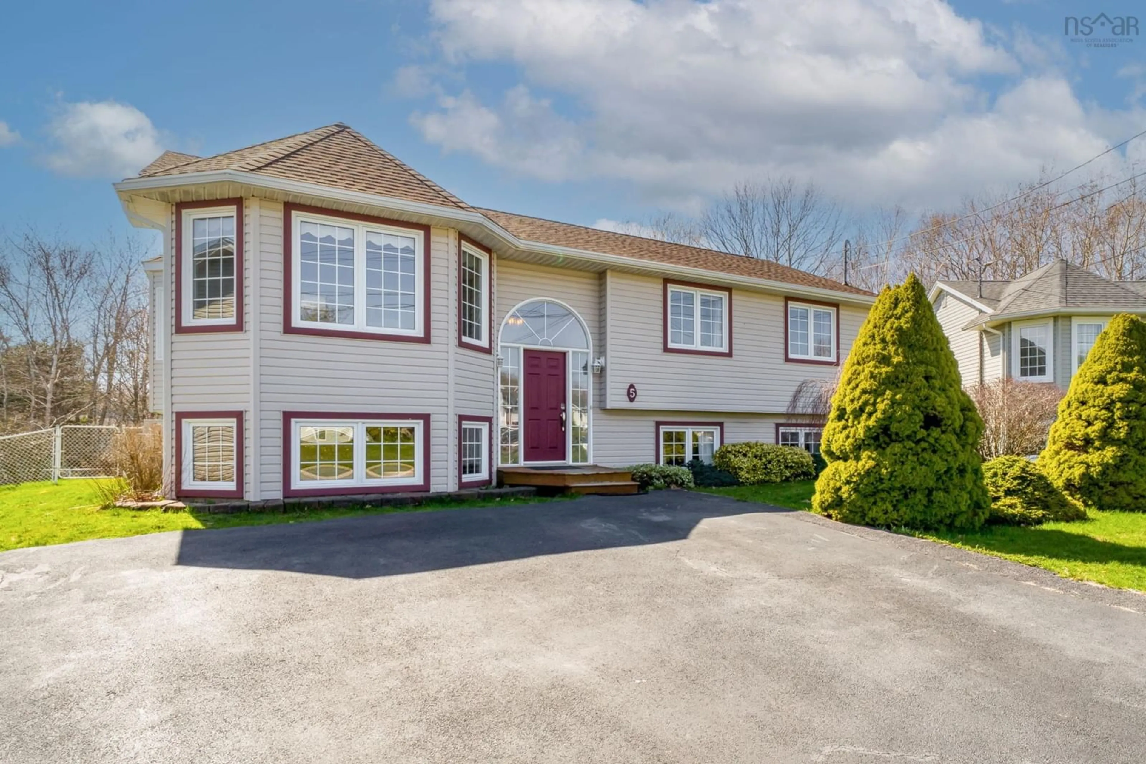 Home with vinyl exterior material, street for 5 Fury Dr, Dartmouth Nova Scotia B3A 4Y1