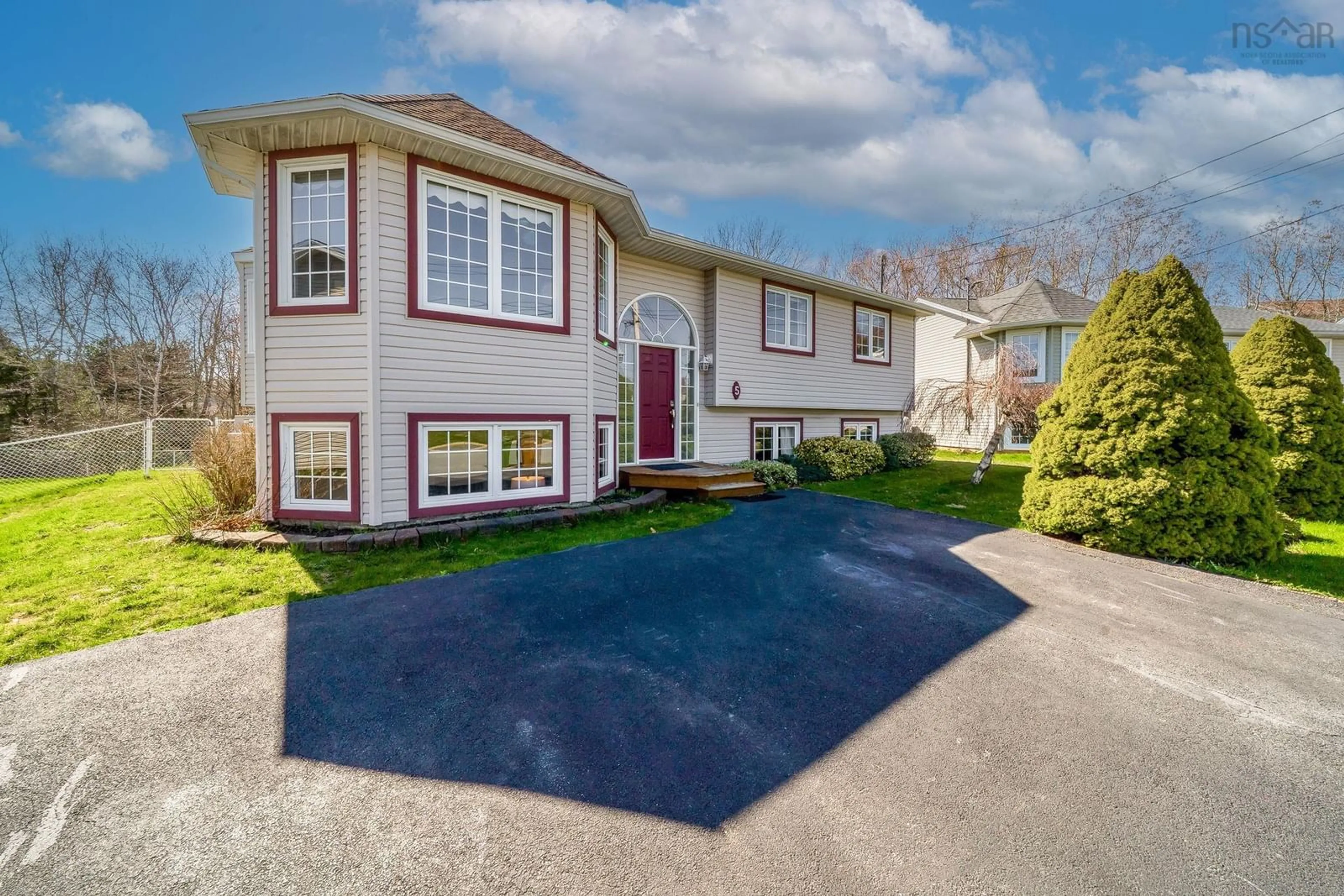 Home with vinyl exterior material, street for 5 Fury Dr, Dartmouth Nova Scotia B3A 4Y1