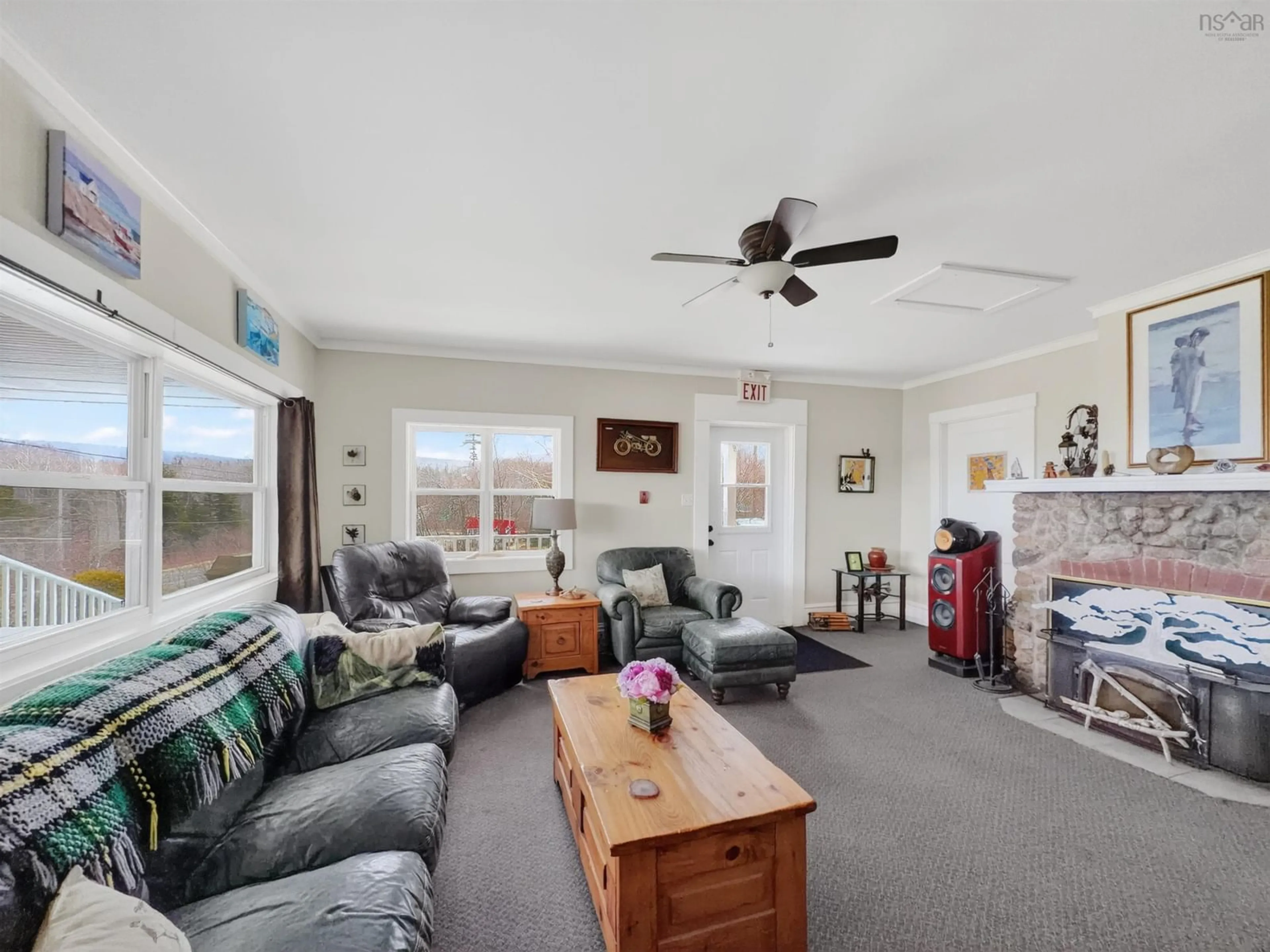 Living room with furniture, unknown for 37706 Cabot Trail, Ingonish Beach Nova Scotia B0C 1L0