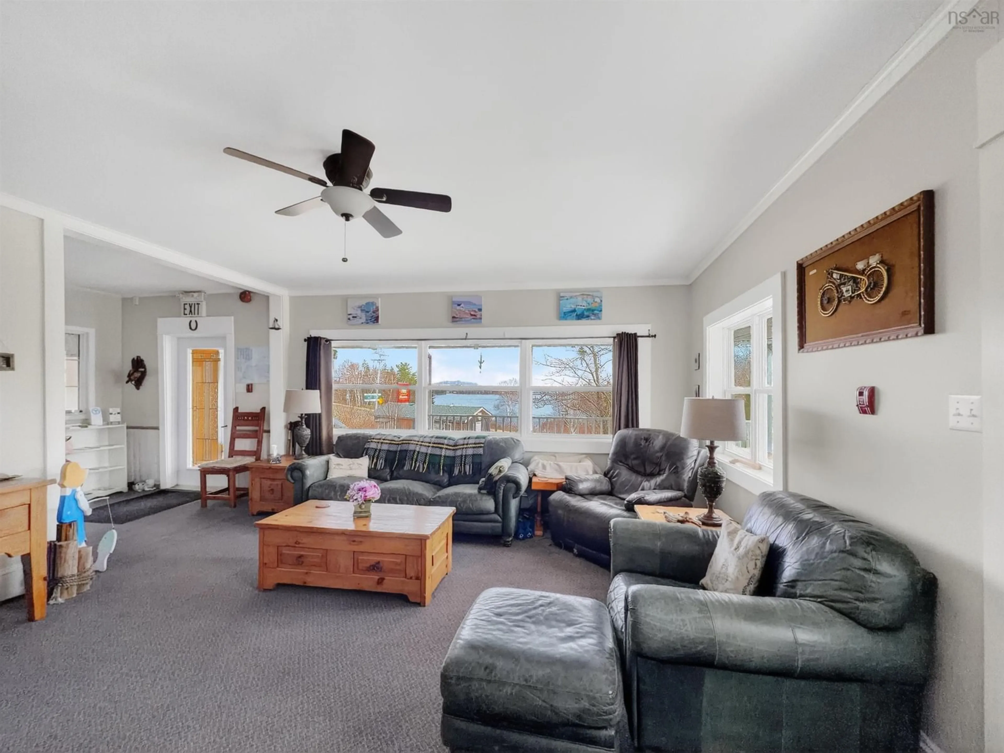 Living room with furniture, unknown for 37706 Cabot Trail, Ingonish Beach Nova Scotia B0C 1L0
