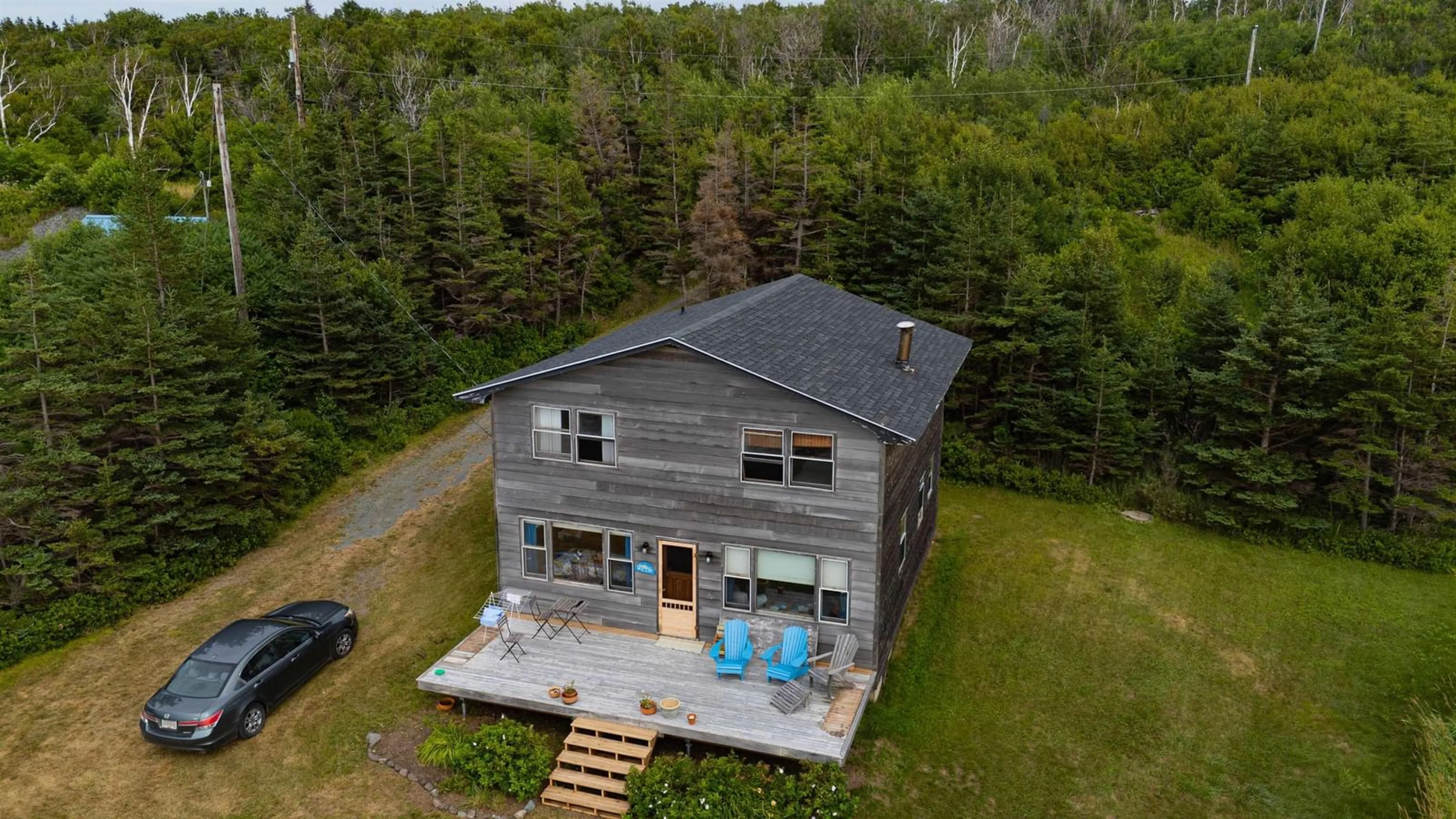 A pic from outside/outdoor area/front of a property/back of a property/a pic from drone, building for 83 Cottage Country Road, Livingstone Cove Nova Scotia B2G 2L1