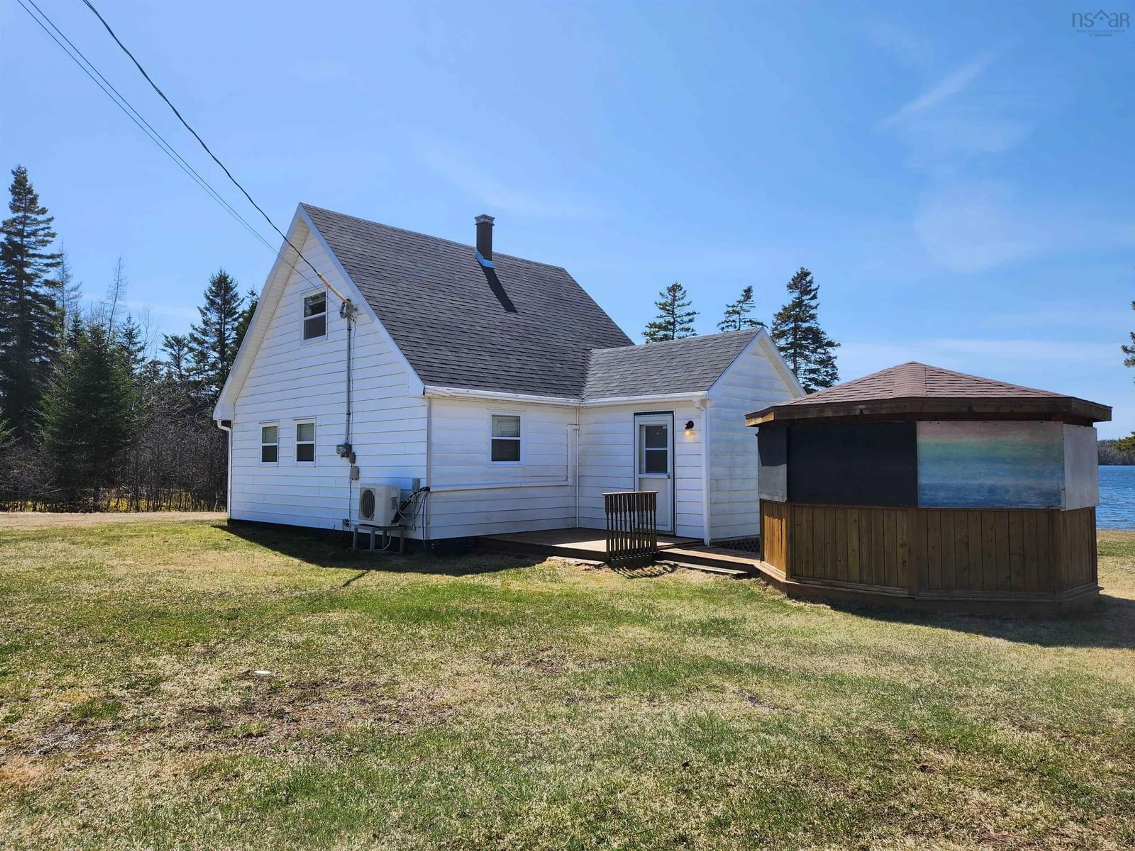 A pic from outside/outdoor area/front of a property/back of a property/a pic from drone, building for 2280 Loch Lomond Rd #Lot 1 &, Enon Nova Scotia B1J 1X1