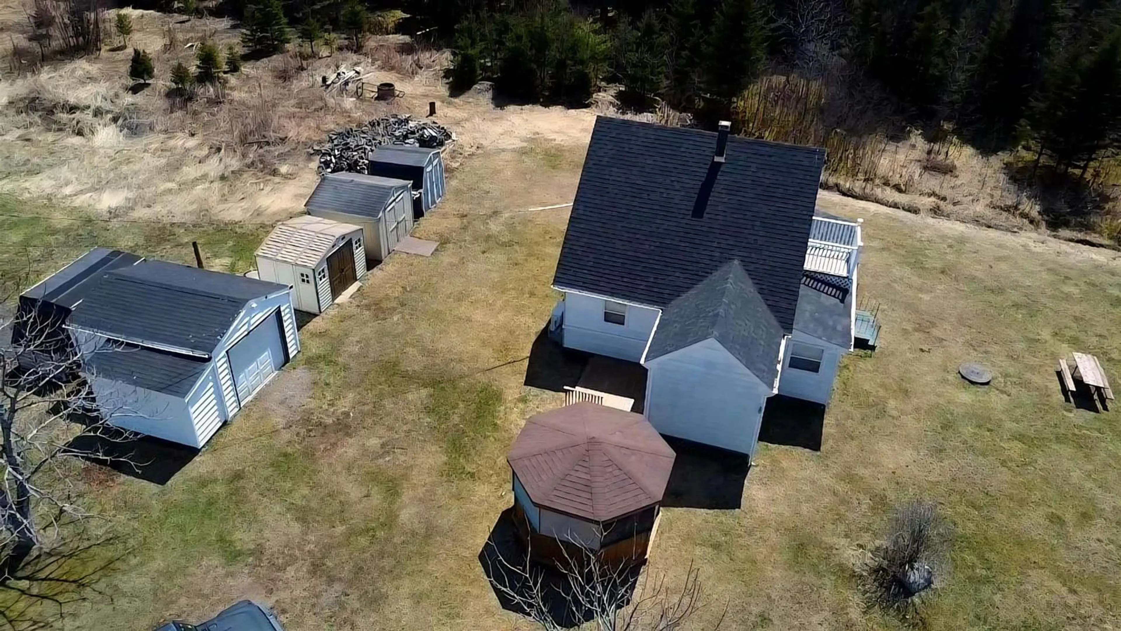 A pic from outside/outdoor area/front of a property/back of a property/a pic from drone, building for 2280 Loch Lomond Rd #Lot 1 &, Enon Nova Scotia B1J 1X1