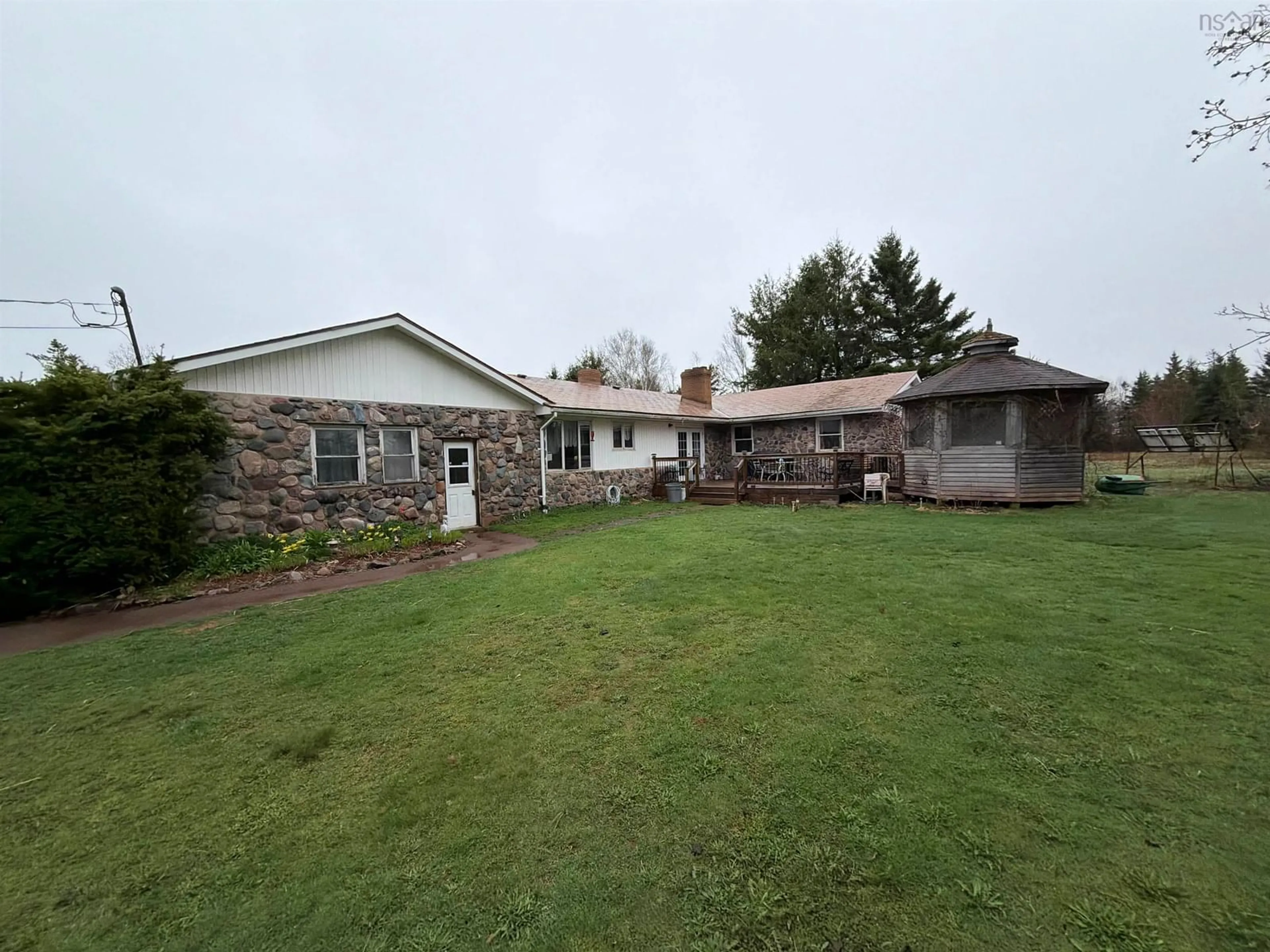 A pic from outside/outdoor area/front of a property/back of a property/a pic from drone, unknown for 3786 Highway 4, Lower Debert Nova Scotia B0M 1G0