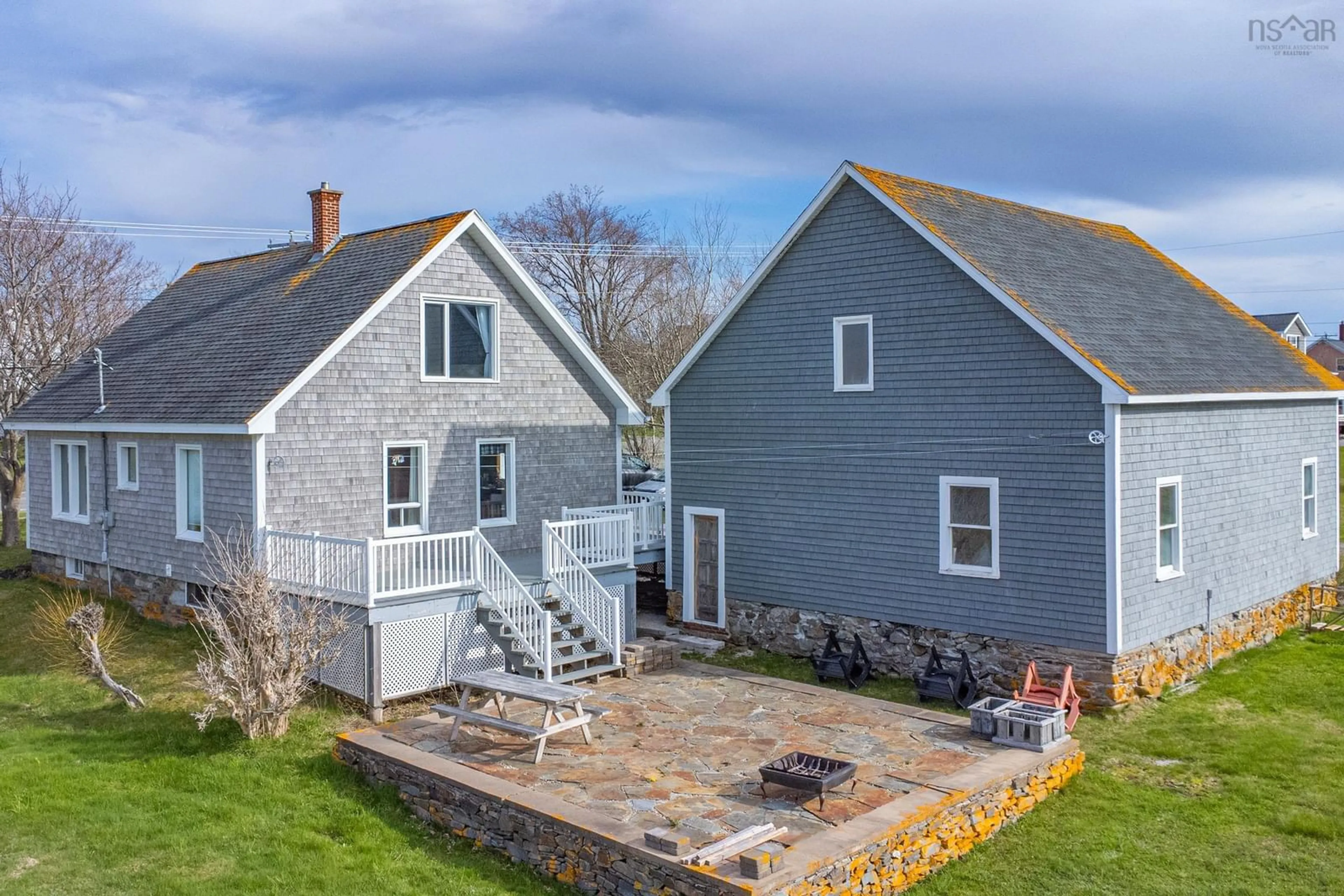 A pic from outside/outdoor area/front of a property/back of a property/a pic from drone, unknown for 923 Highway 1, Little Brook Nova Scotia B0W 1M0