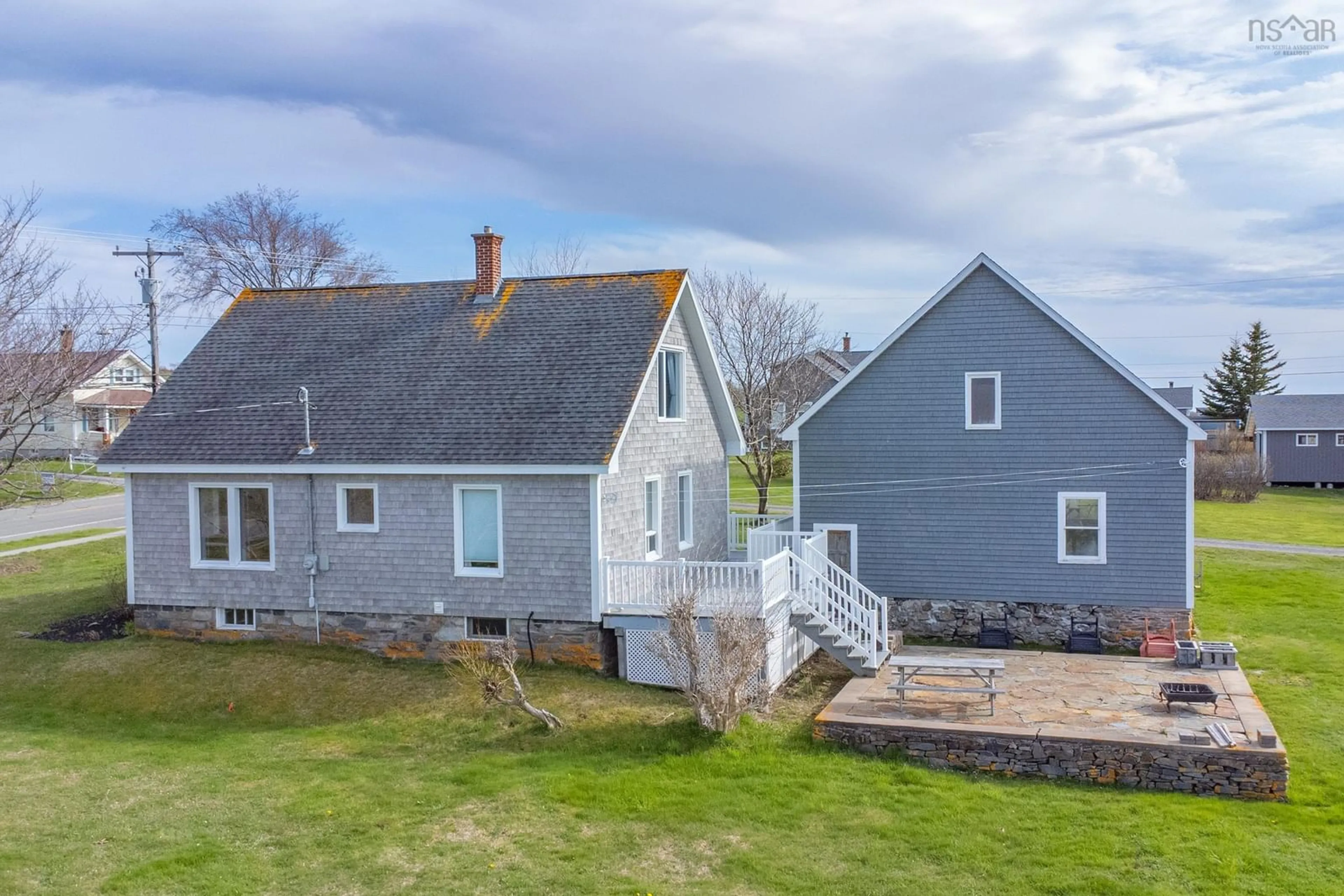 A pic from outside/outdoor area/front of a property/back of a property/a pic from drone, street for 923 Highway 1, Little Brook Nova Scotia B0W 1M0