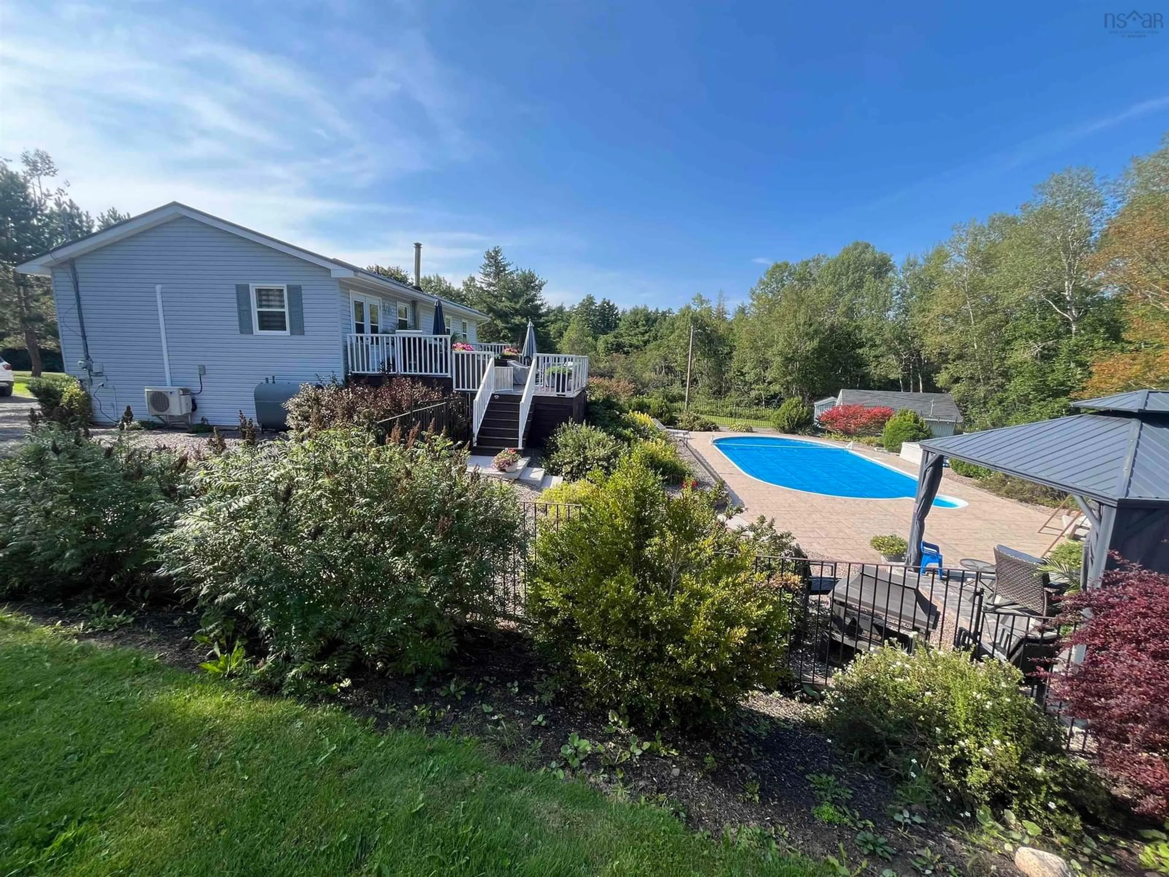 A pic from outside/outdoor area/front of a property/back of a property/a pic from drone, water/lake/river/ocean view for 39 Nancys Way, Hamilton Road Nova Scotia B0K 2A0