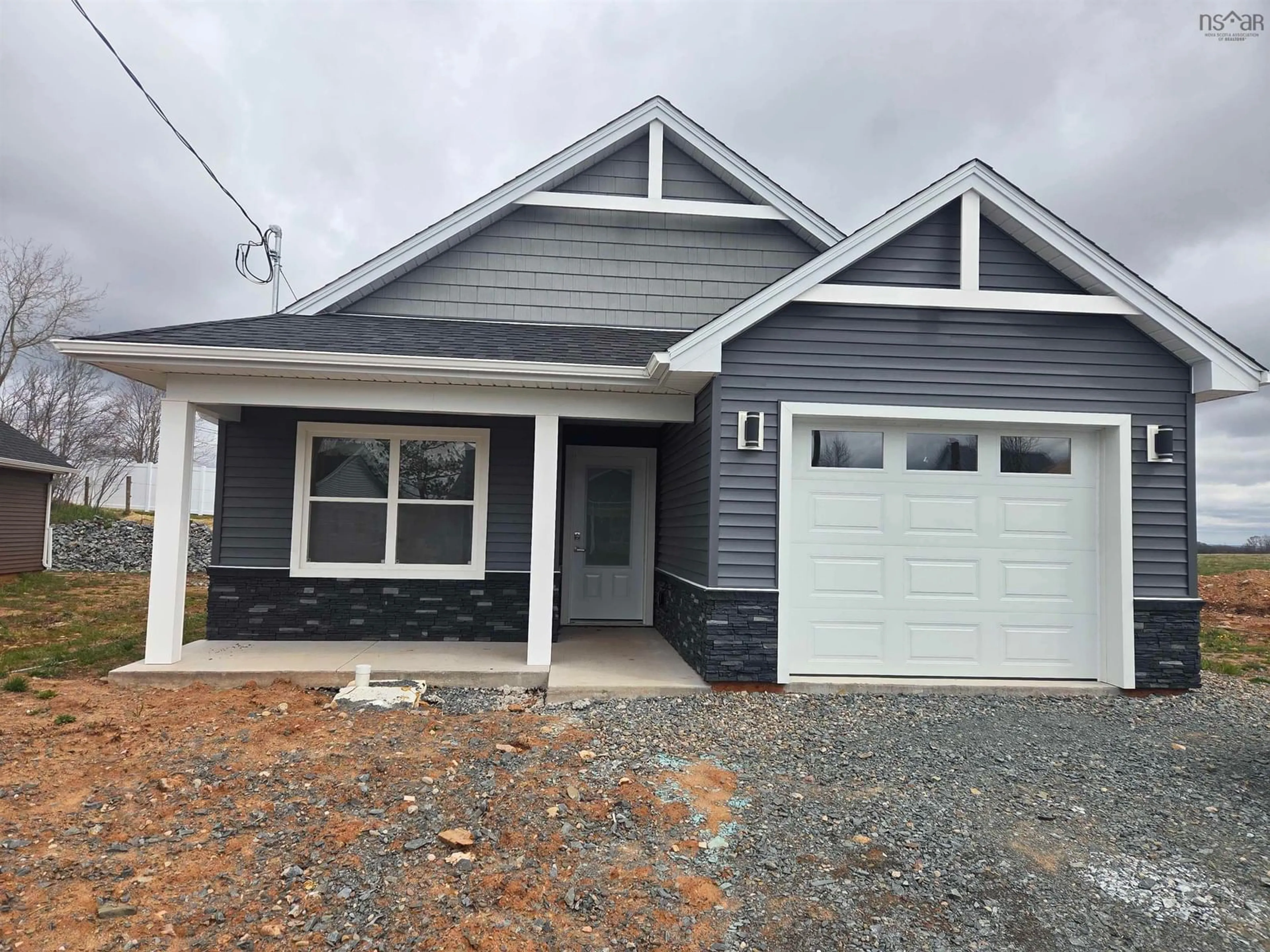 Home with vinyl exterior material, street for 55 Rubys Way, Stewiacke Nova Scotia B0N 2J0