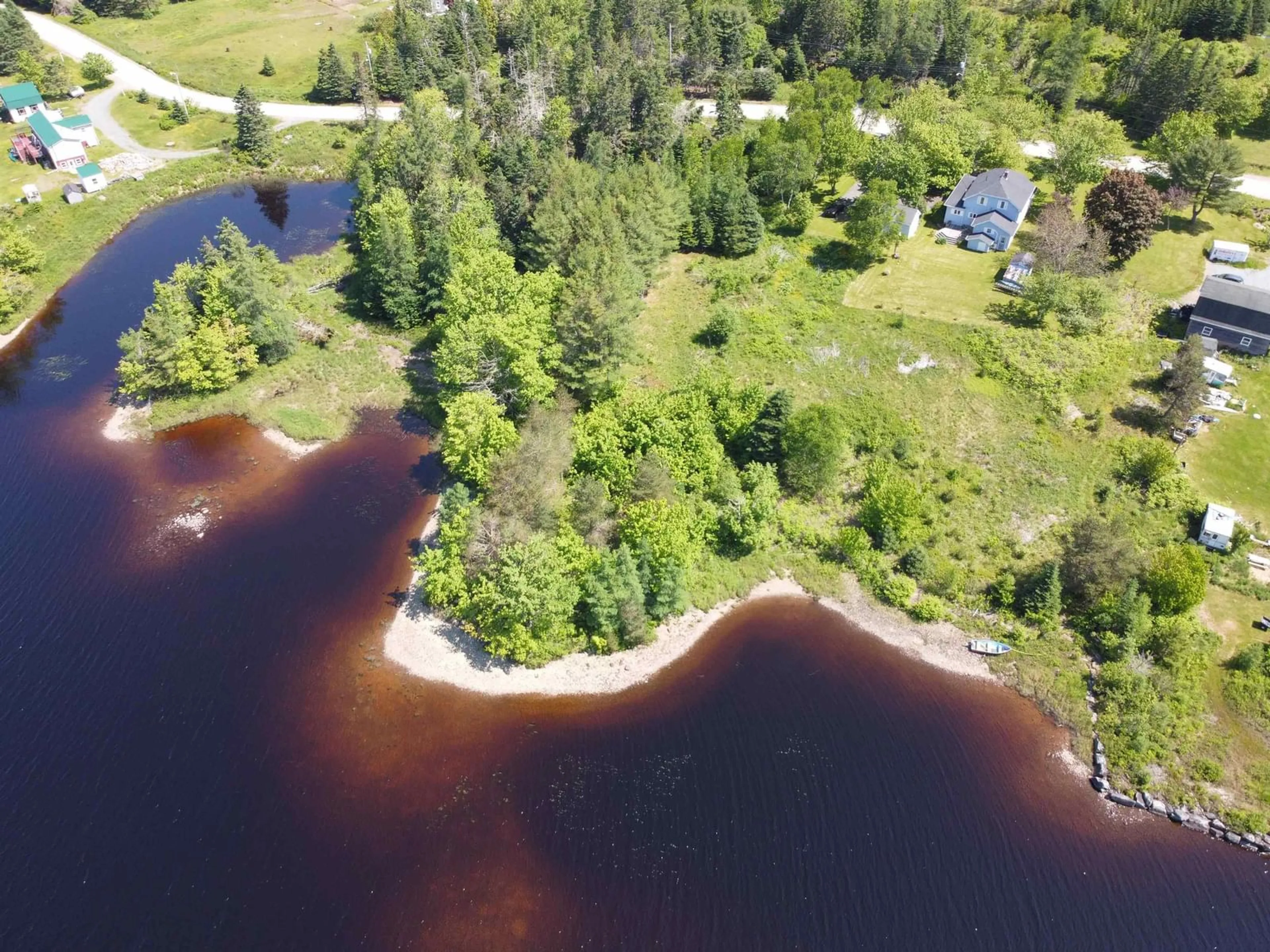 A pic from outside/outdoor area/front of a property/back of a property/a pic from drone, water/lake/river/ocean view for 919 Malay Falls Lochaber Mines Rd, Lochaber Mines Nova Scotia B0J 3B0