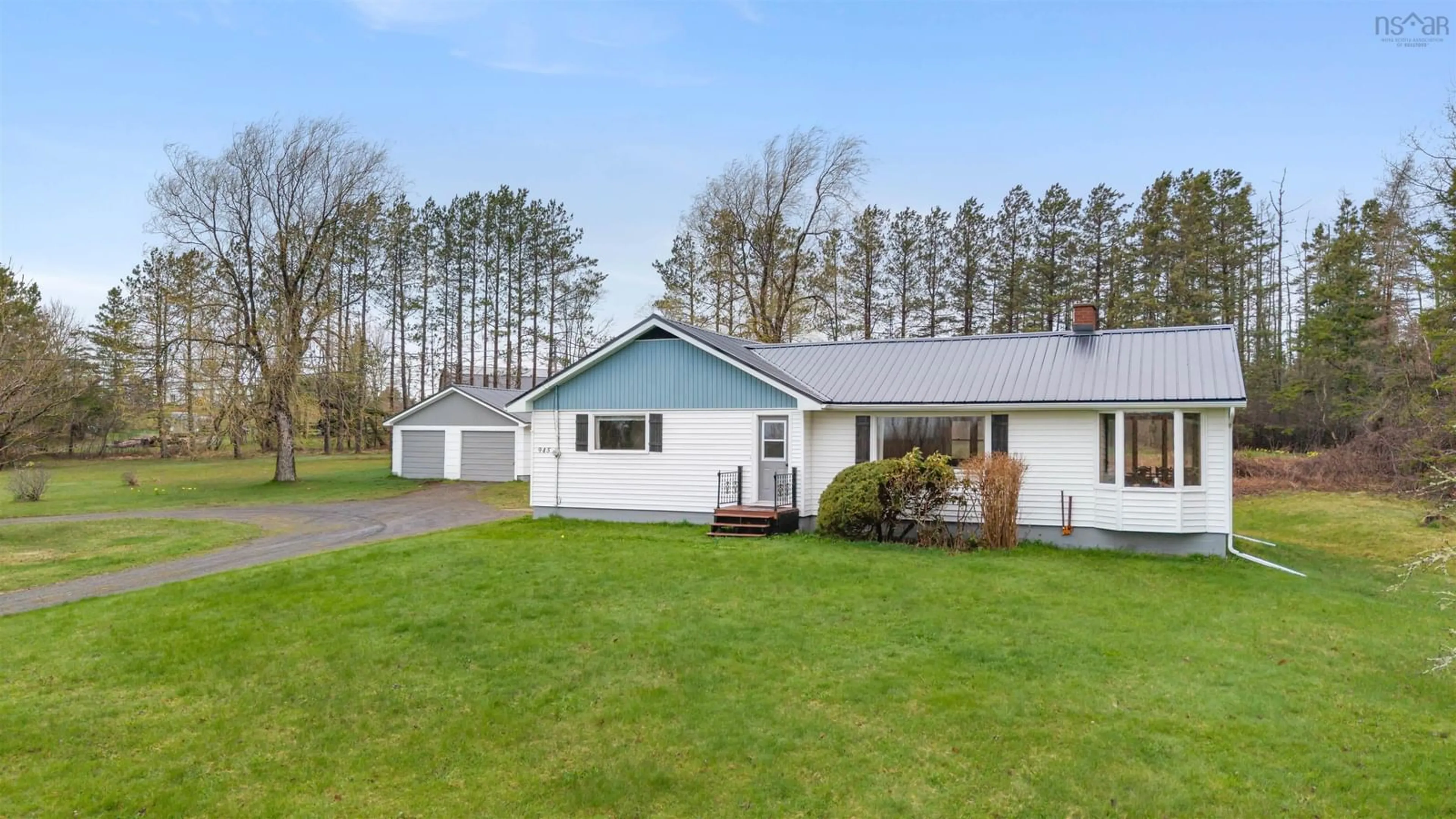 A pic from outside/outdoor area/front of a property/back of a property/a pic from drone, unknown for 945 Pictou Rd, East Mountain Nova Scotia B6L 2N1