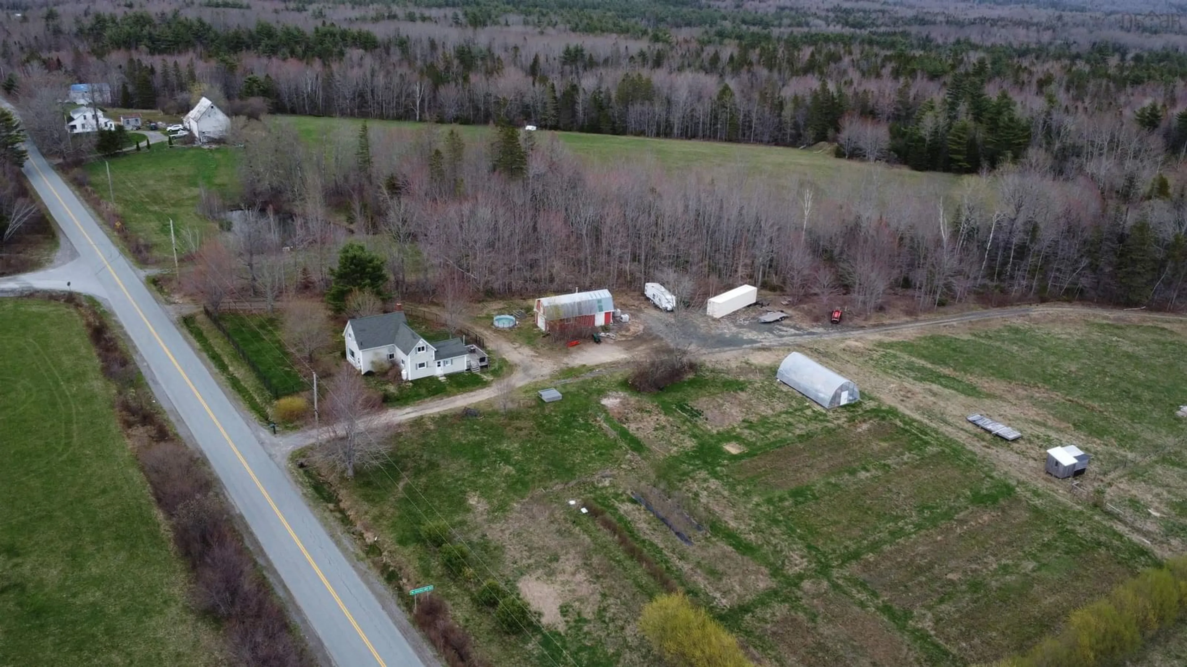 A pic from outside/outdoor area/front of a property/back of a property/a pic from drone, unknown for 700 Farmington Rd, Farmington Nova Scotia B0R 1A0