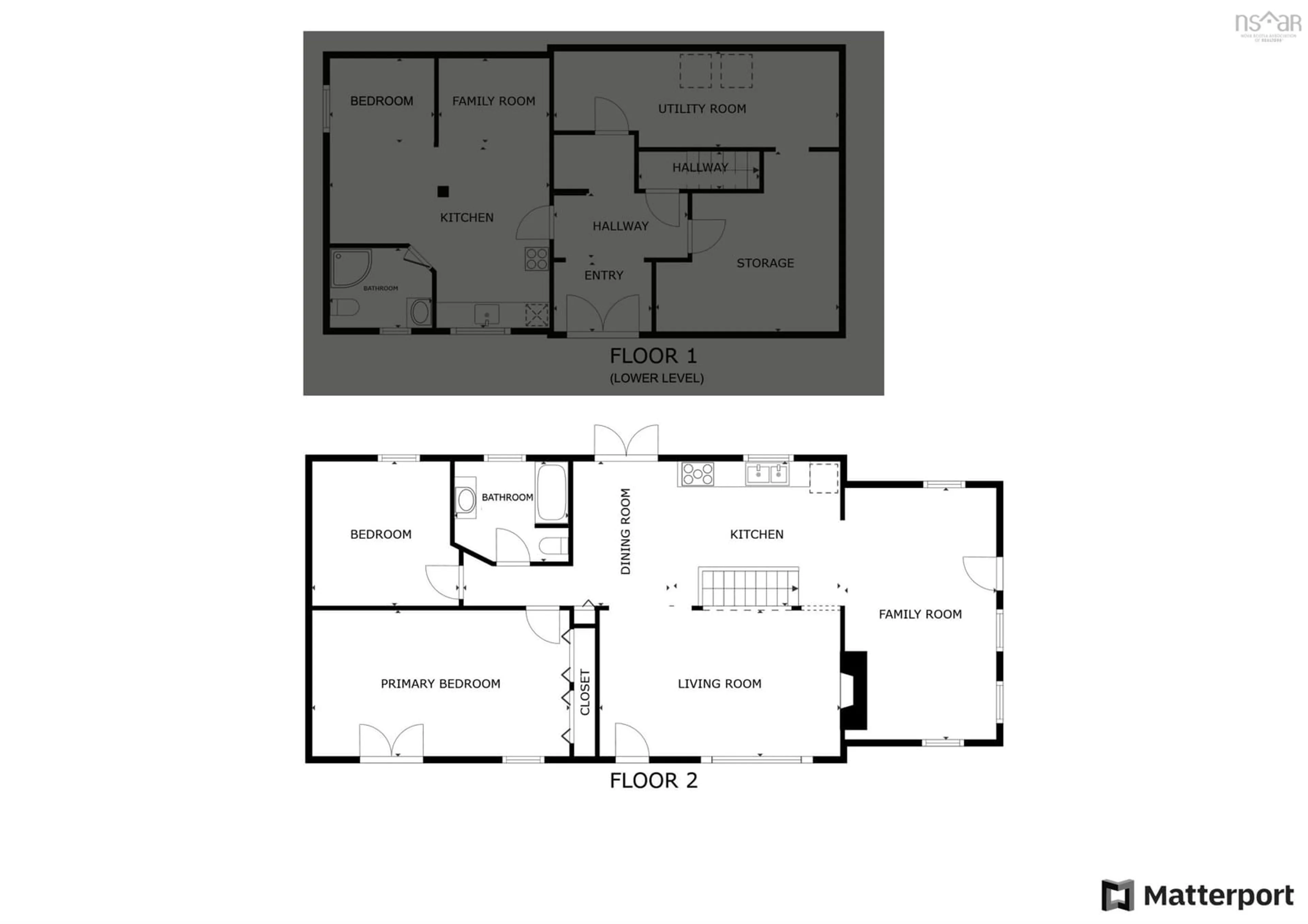 Floor plan for 1719 White Rock Rd, White Rock Nova Scotia B4P 2R1