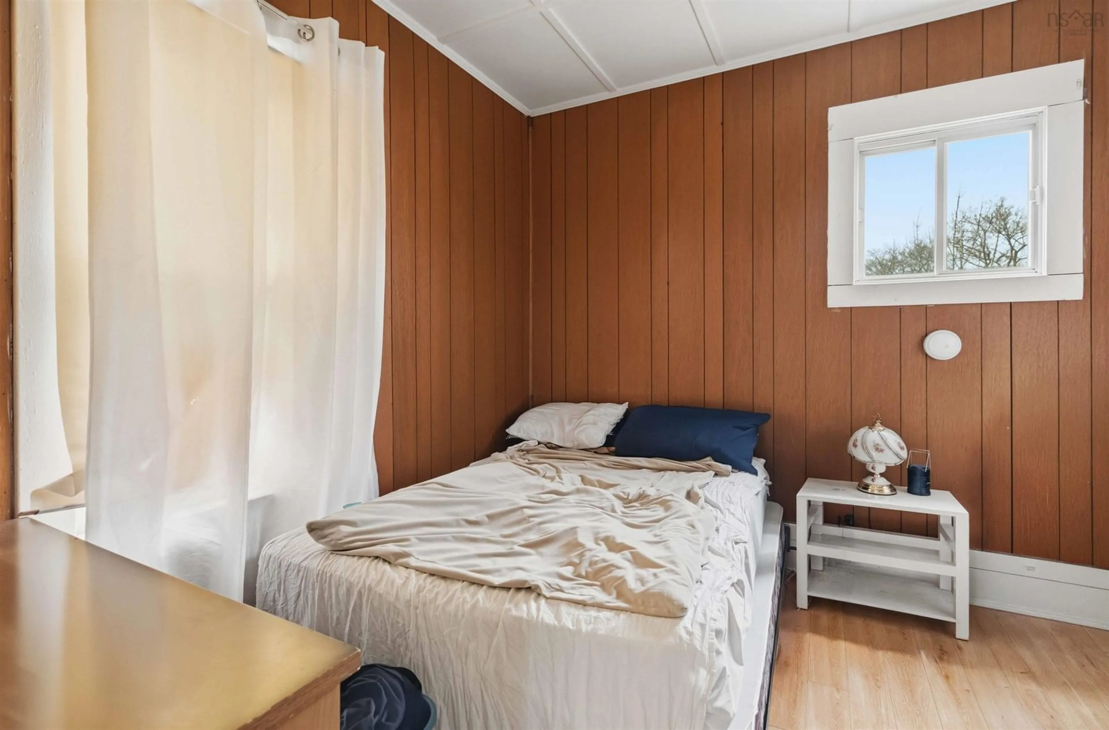 Bedroom with bed, wood/laminate floor for 2036 Kline St, Halifax Nova Scotia B3L 2X3