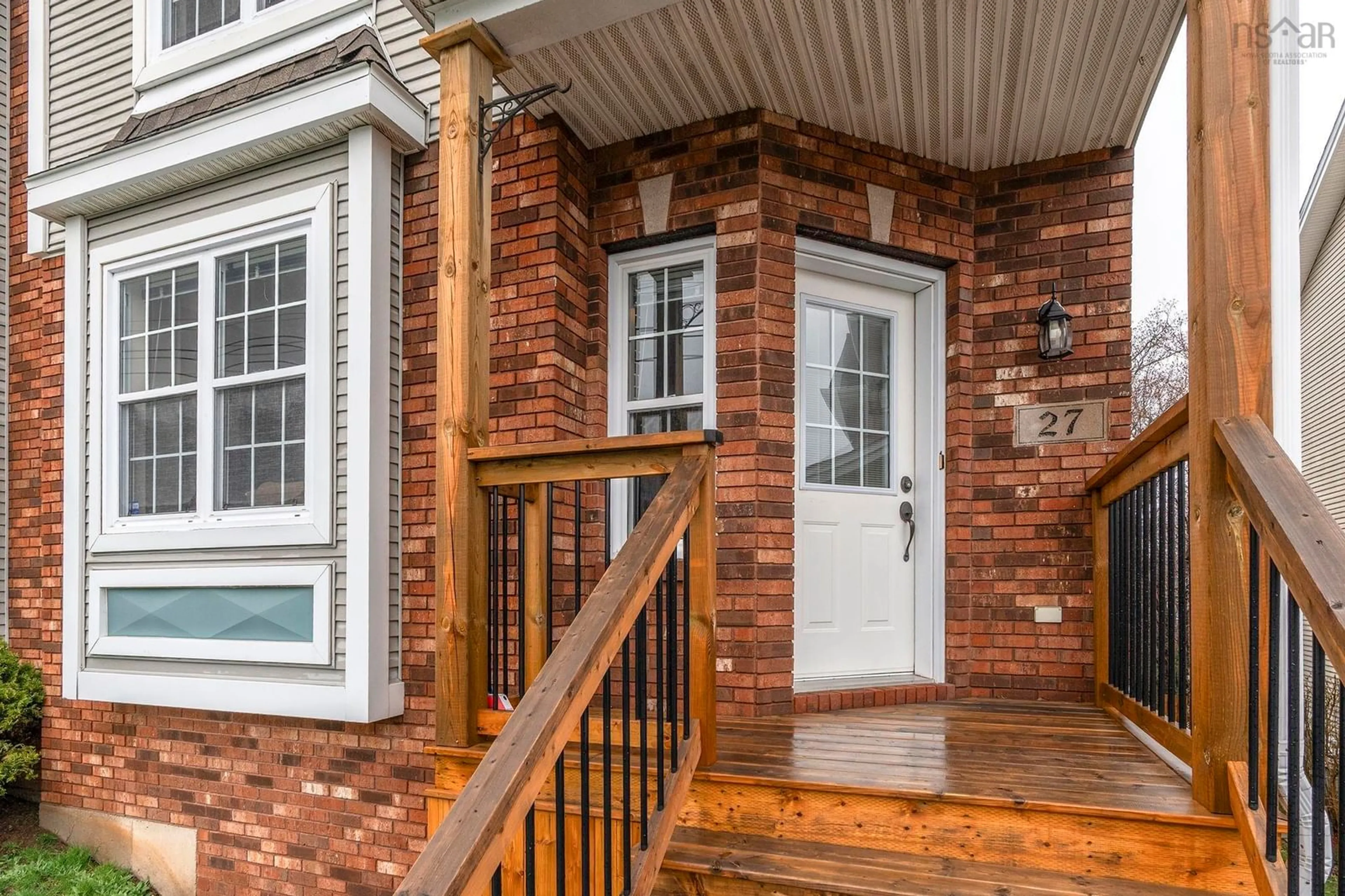 Home with brick exterior material, street for 27 Fleetview Dr, Halifax Nova Scotia B3M 4W1