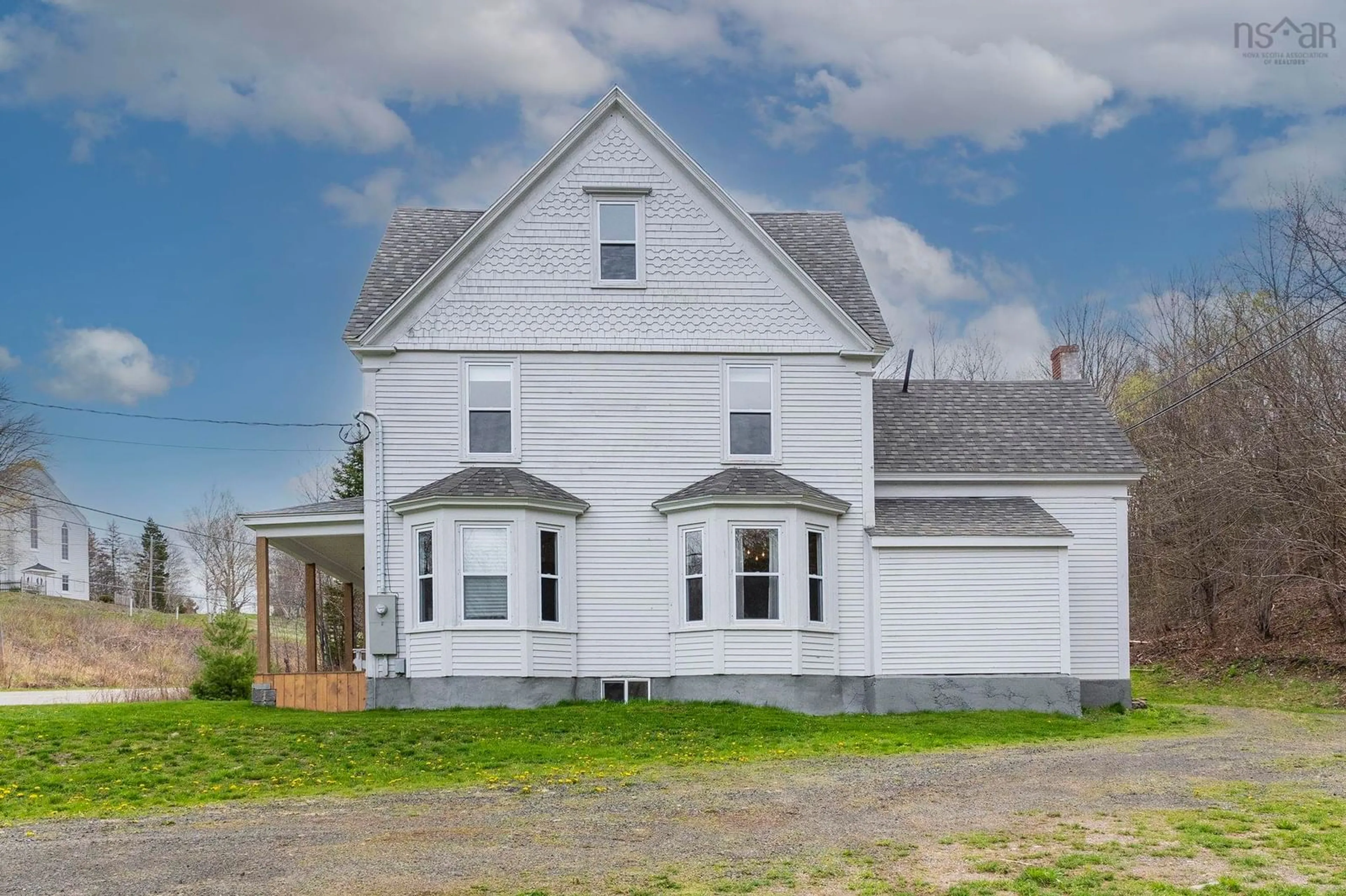 A pic from outside/outdoor area/front of a property/back of a property/a pic from drone, street for 472 Highway 1, Smiths Cove Nova Scotia B0S 1S0