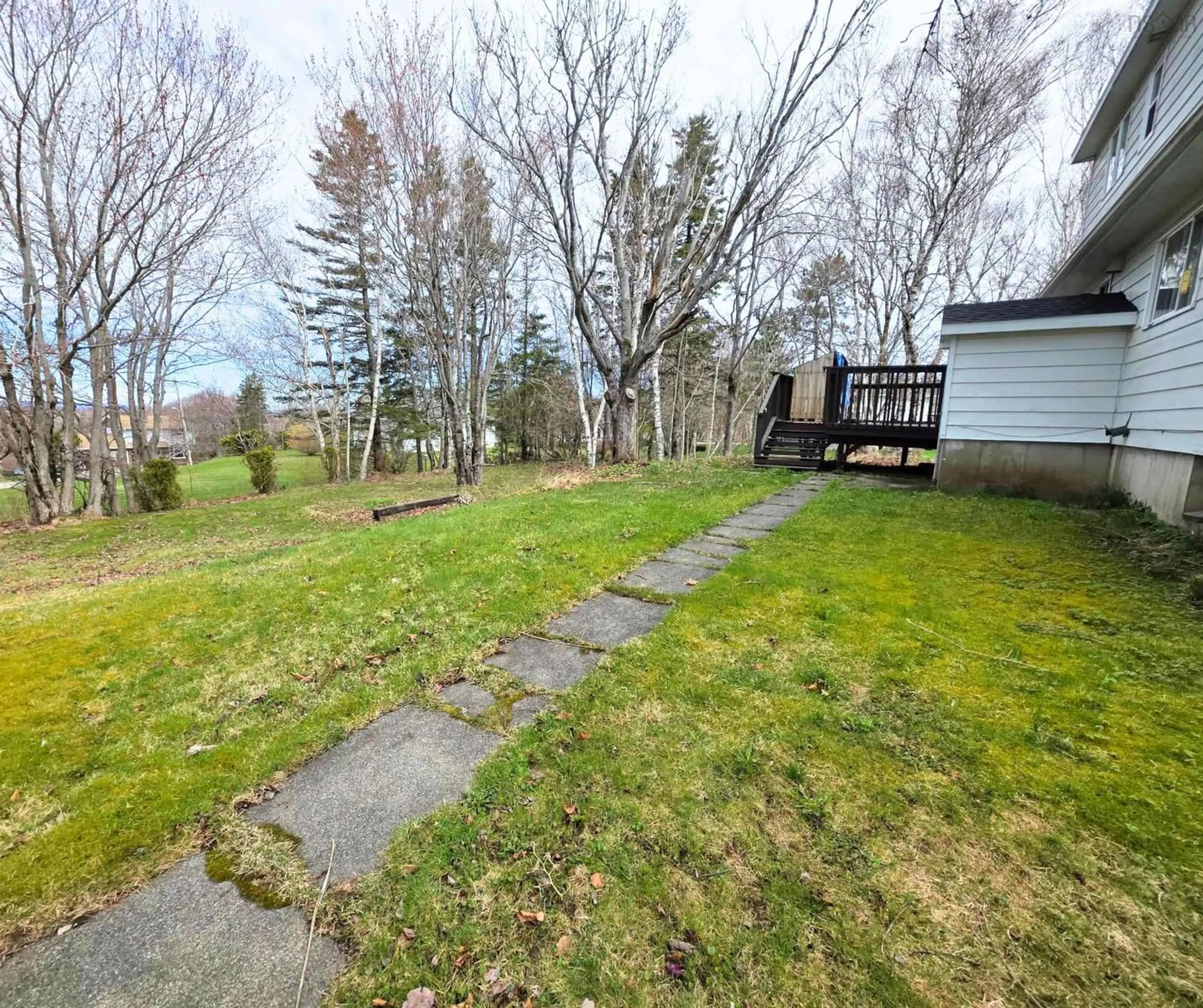A pic from outside/outdoor area/front of a property/back of a property/a pic from drone, street for 70 Glenn Ave, Sydney River Nova Scotia B1S 3B2