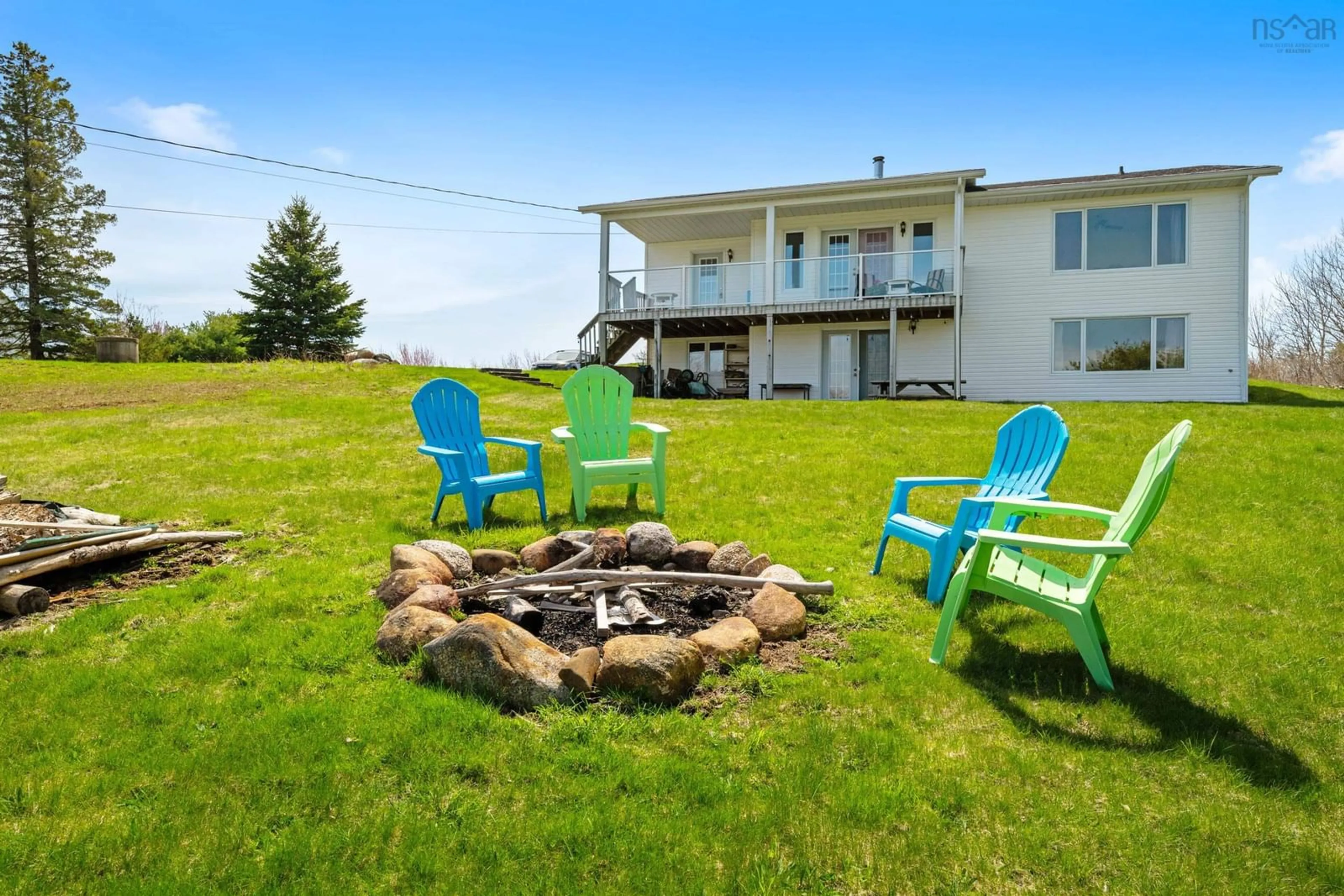 Patio, water/lake/river/ocean view for 37 Orchard Hts, Maders Cove Nova Scotia B0J 2E0