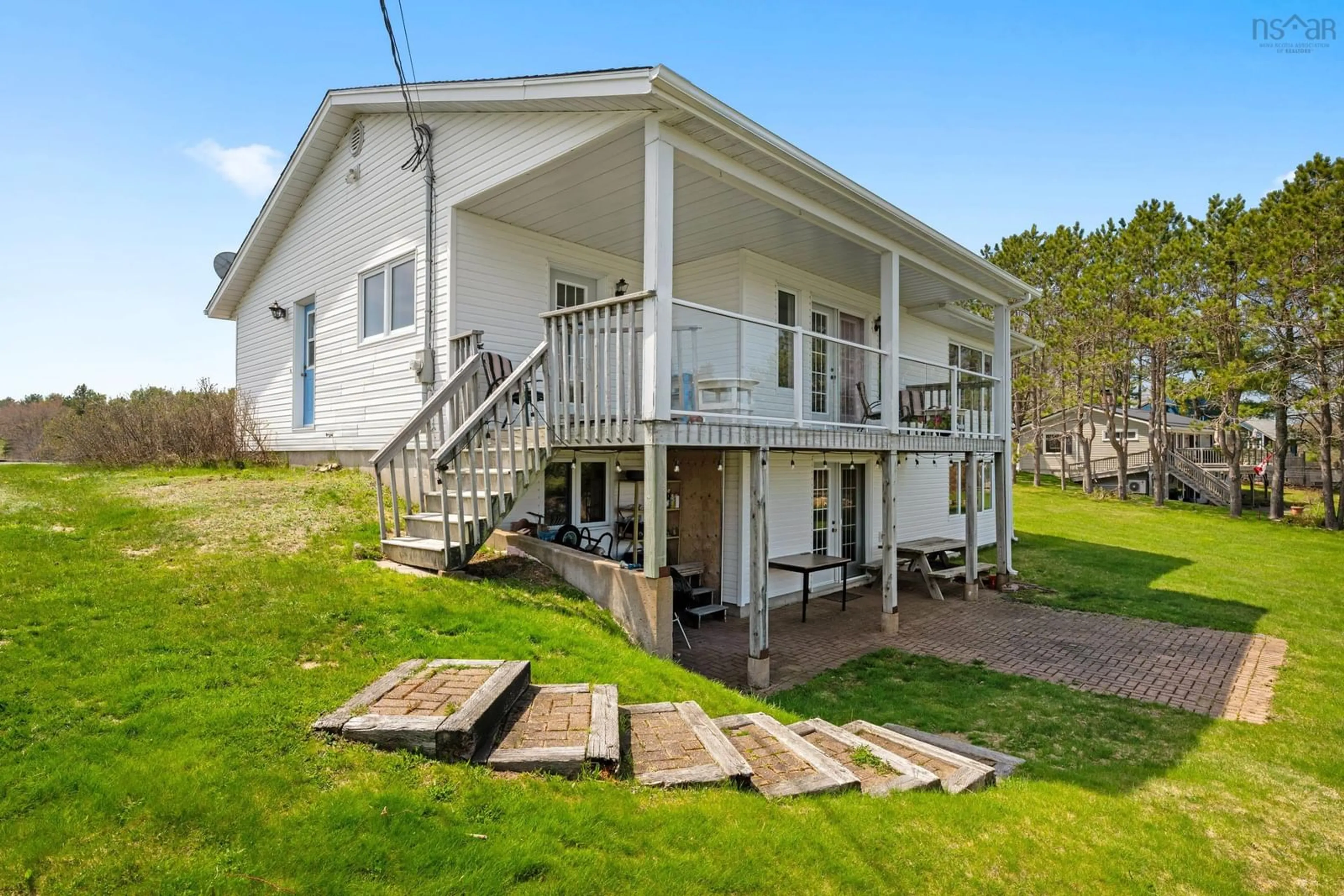 A pic from outside/outdoor area/front of a property/back of a property/a pic from drone, water/lake/river/ocean view for 37 Orchard Hts, Maders Cove Nova Scotia B0J 2E0