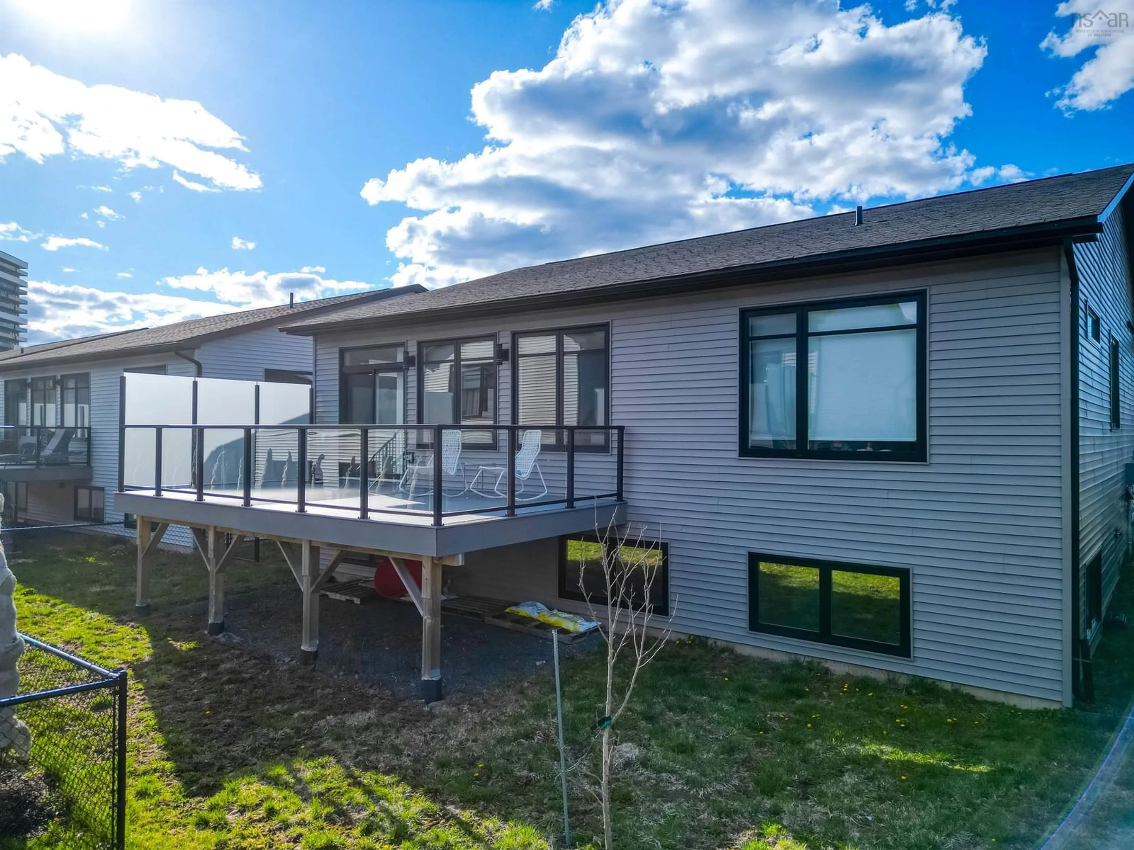 A pic from outside/outdoor area/front of a property/back of a property/a pic from drone, water/lake/river/ocean view for 57 Theresa Mcneil Grove, Halifax Nova Scotia B3M 0K3