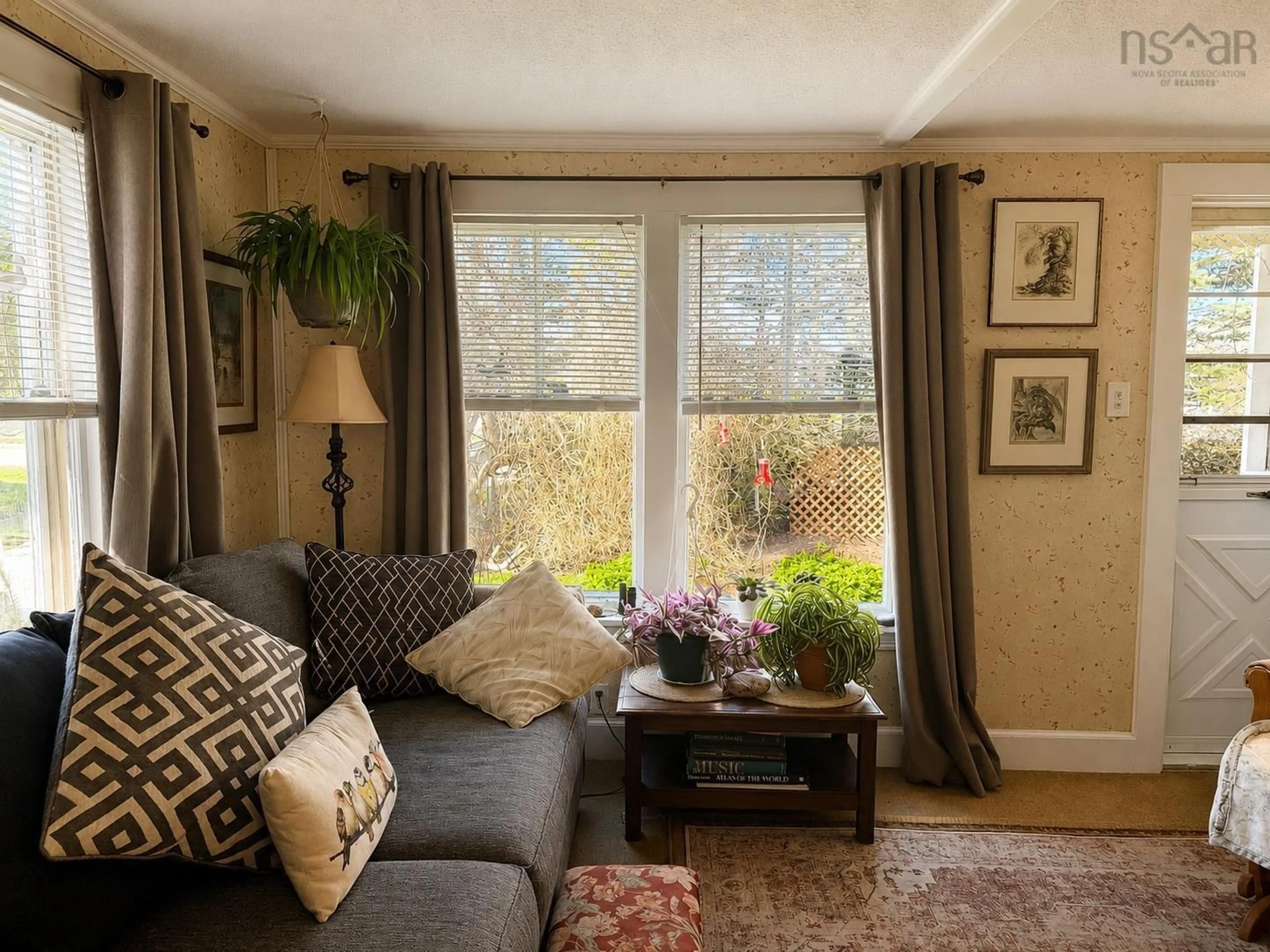 Living room with furniture, unknown for 42 Main Shore Rd, Milton Highlands Nova Scotia B5A 4K2