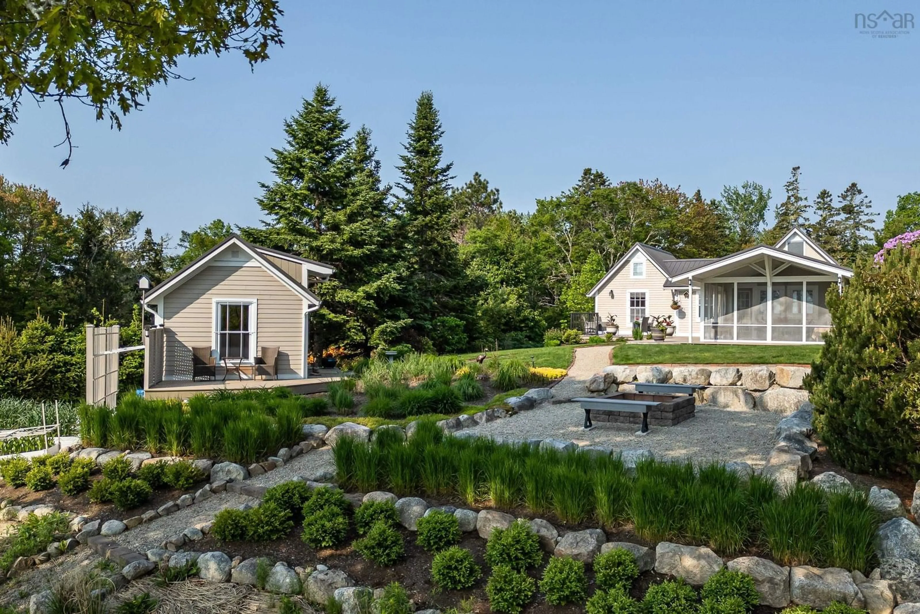 Patio, unknown for 17 Mill Cove Shore Rd, Mill Cove Nova Scotia B0J 1T0