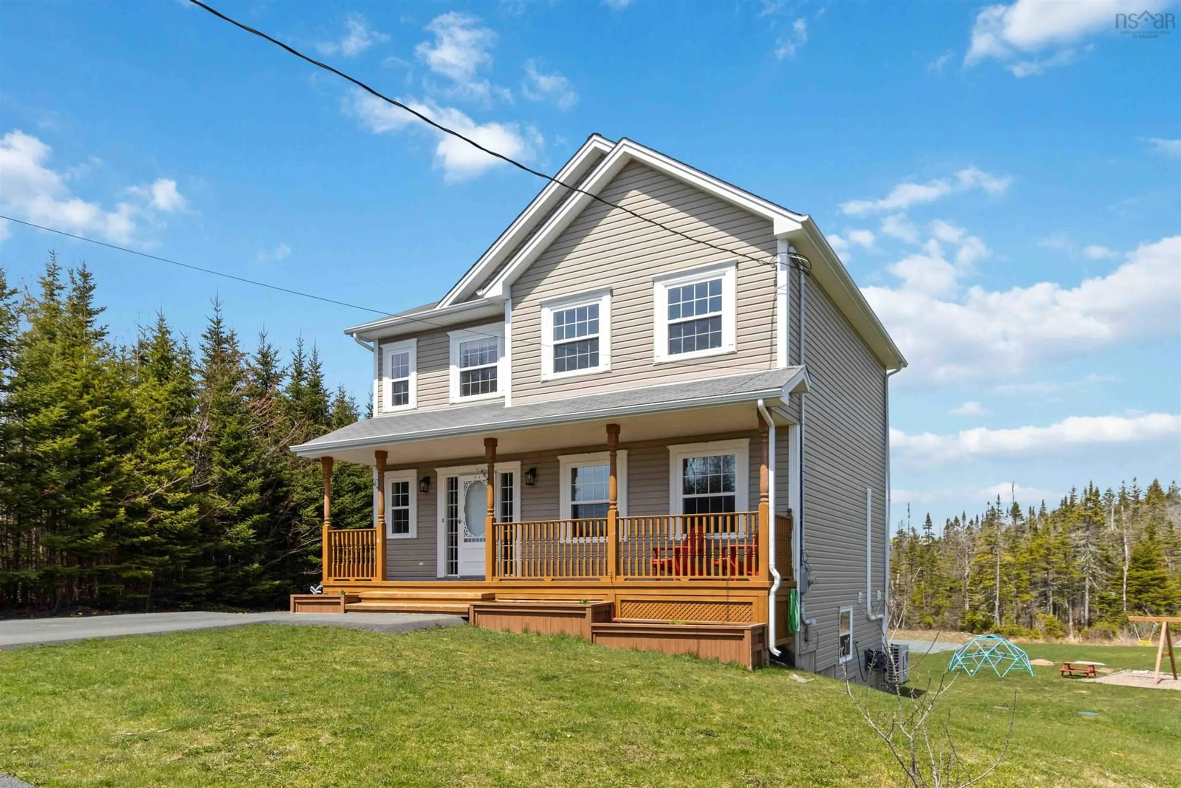 Home with vinyl exterior material, street for 66 Melanson Lane, Brookside Nova Scotia B3T 2K9