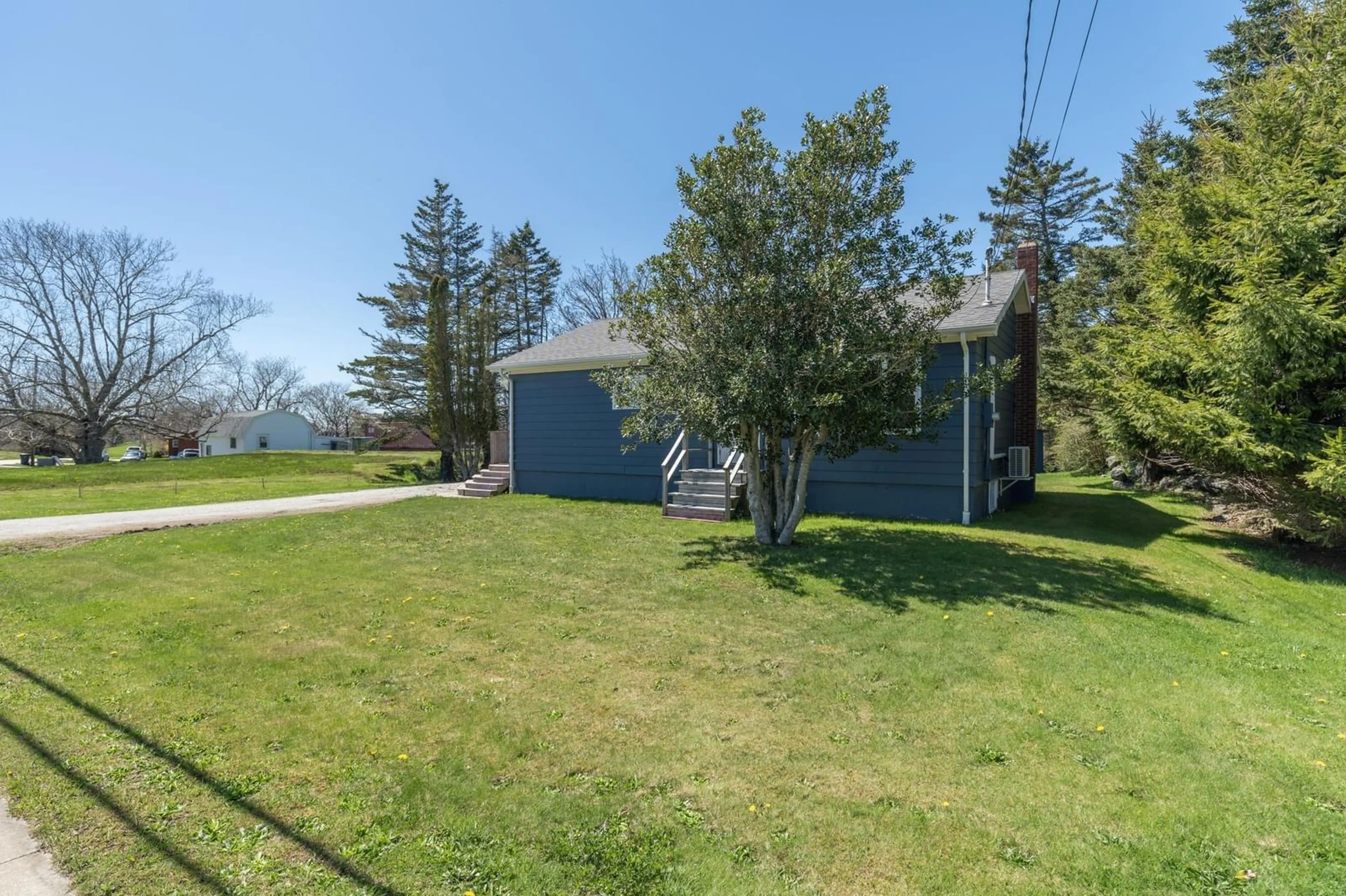 A pic from outside/outdoor area/front of a property/back of a property/a pic from drone, water/lake/river/ocean view for 20 Highway 304, Milton Highlands Nova Scotia B5A 5G6