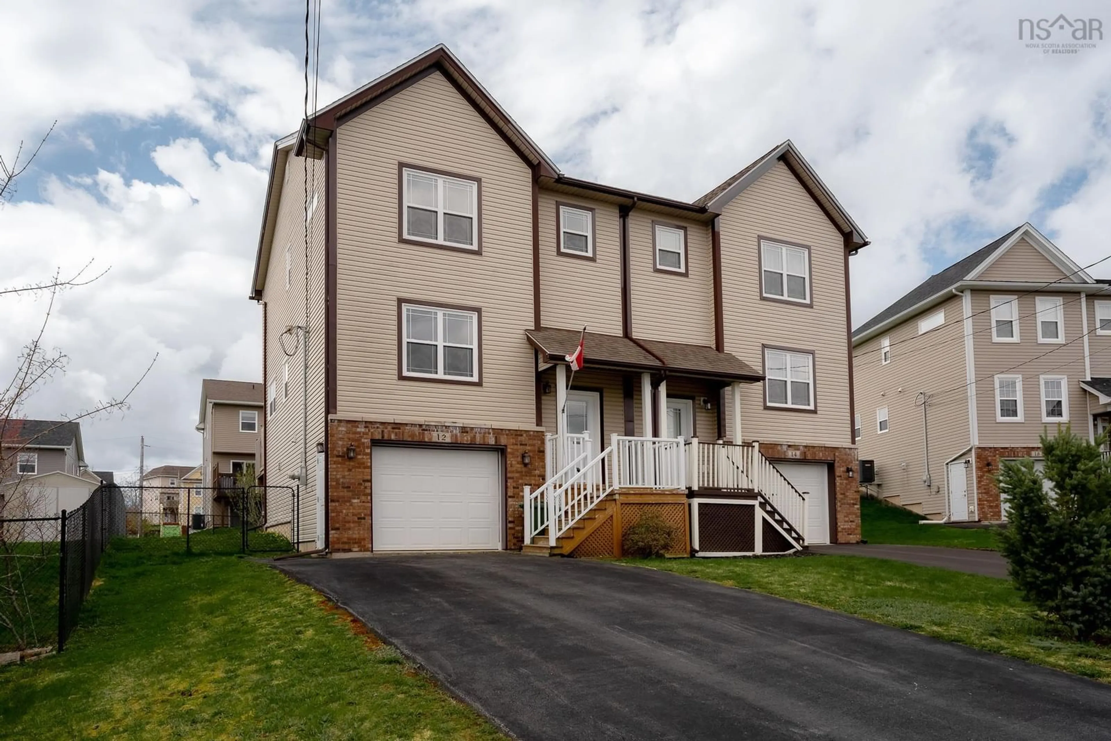 Home with vinyl exterior material, street for 12 Matchplay Crt, Middle Sackville Nova Scotia B4E 0K9