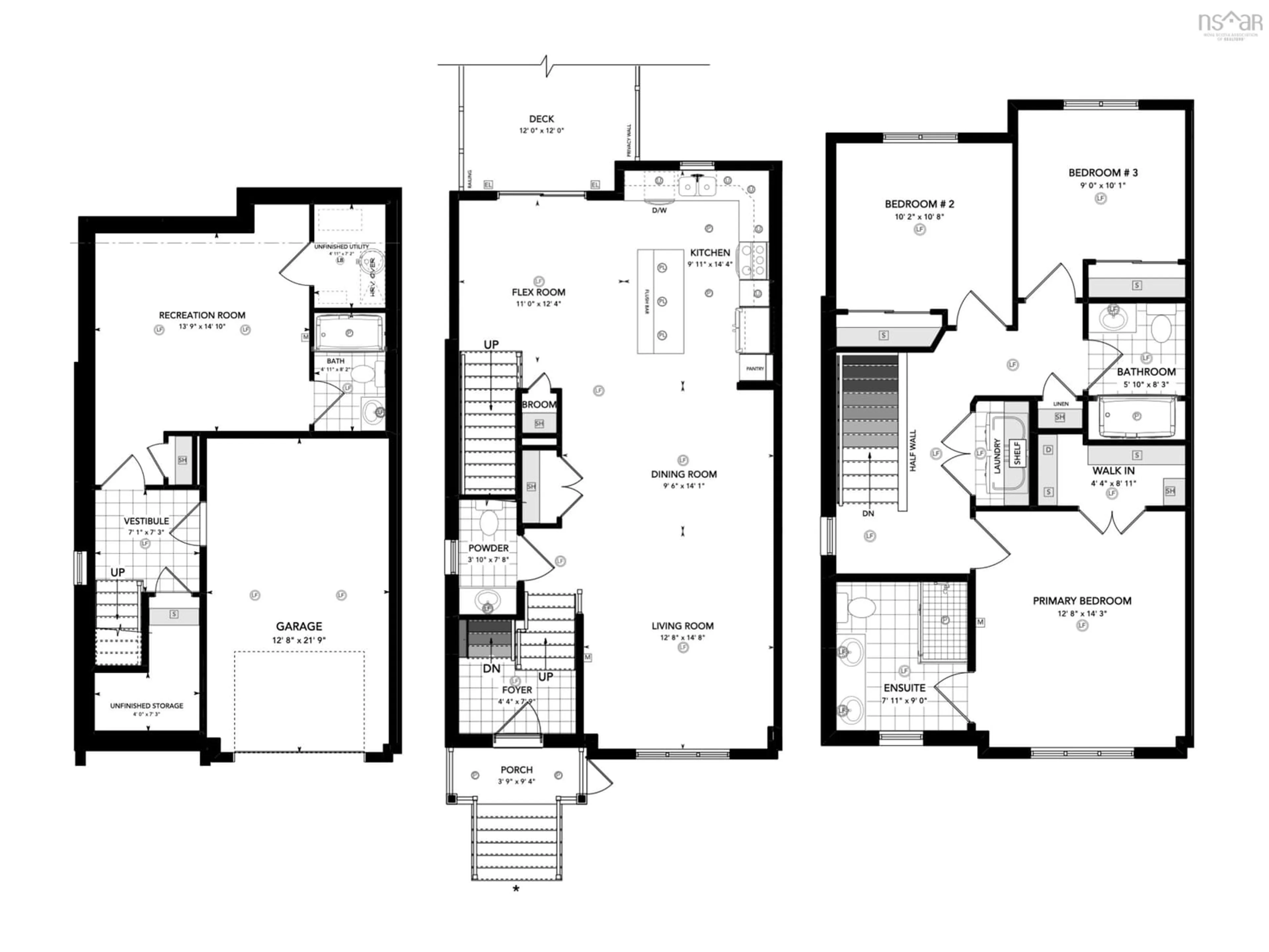 Floor plan for 55 Lew Cres #L041B, Lantz Nova Scotia B2S 0K1