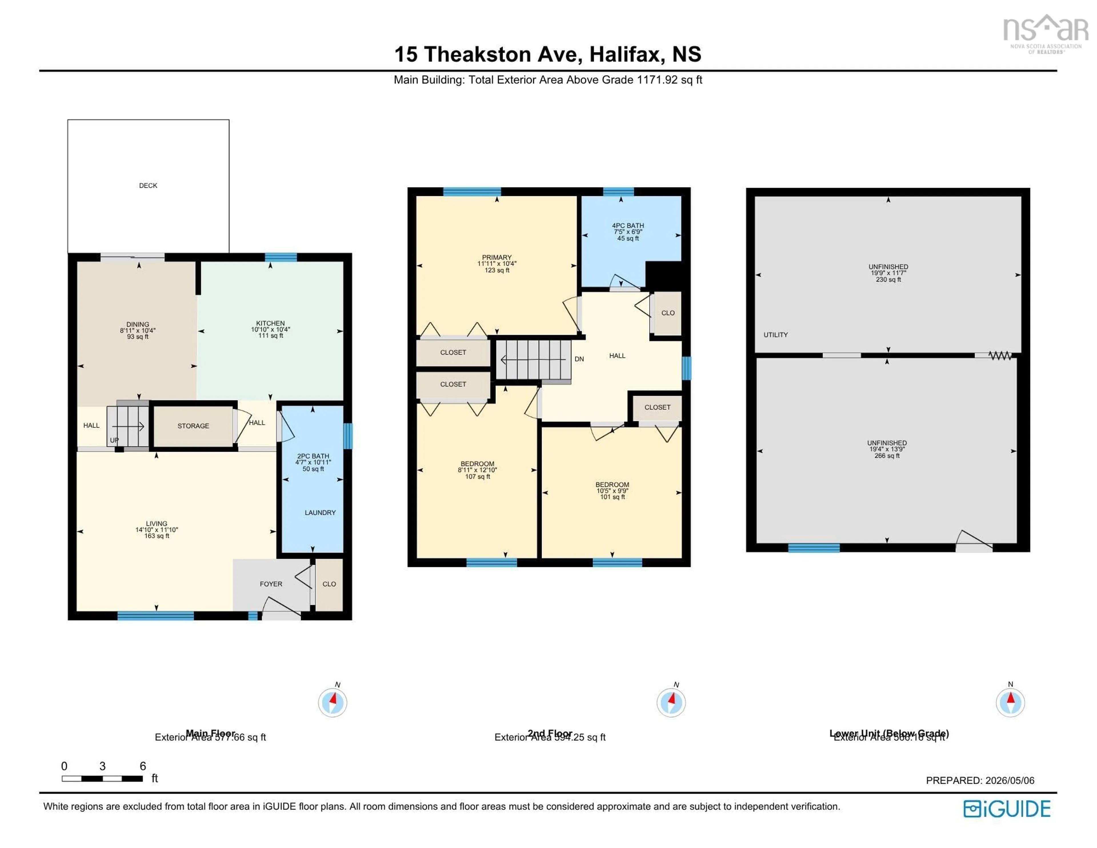 Floor plan for 15 Theakston Ave, Spryfield Nova Scotia B3R 1R7
