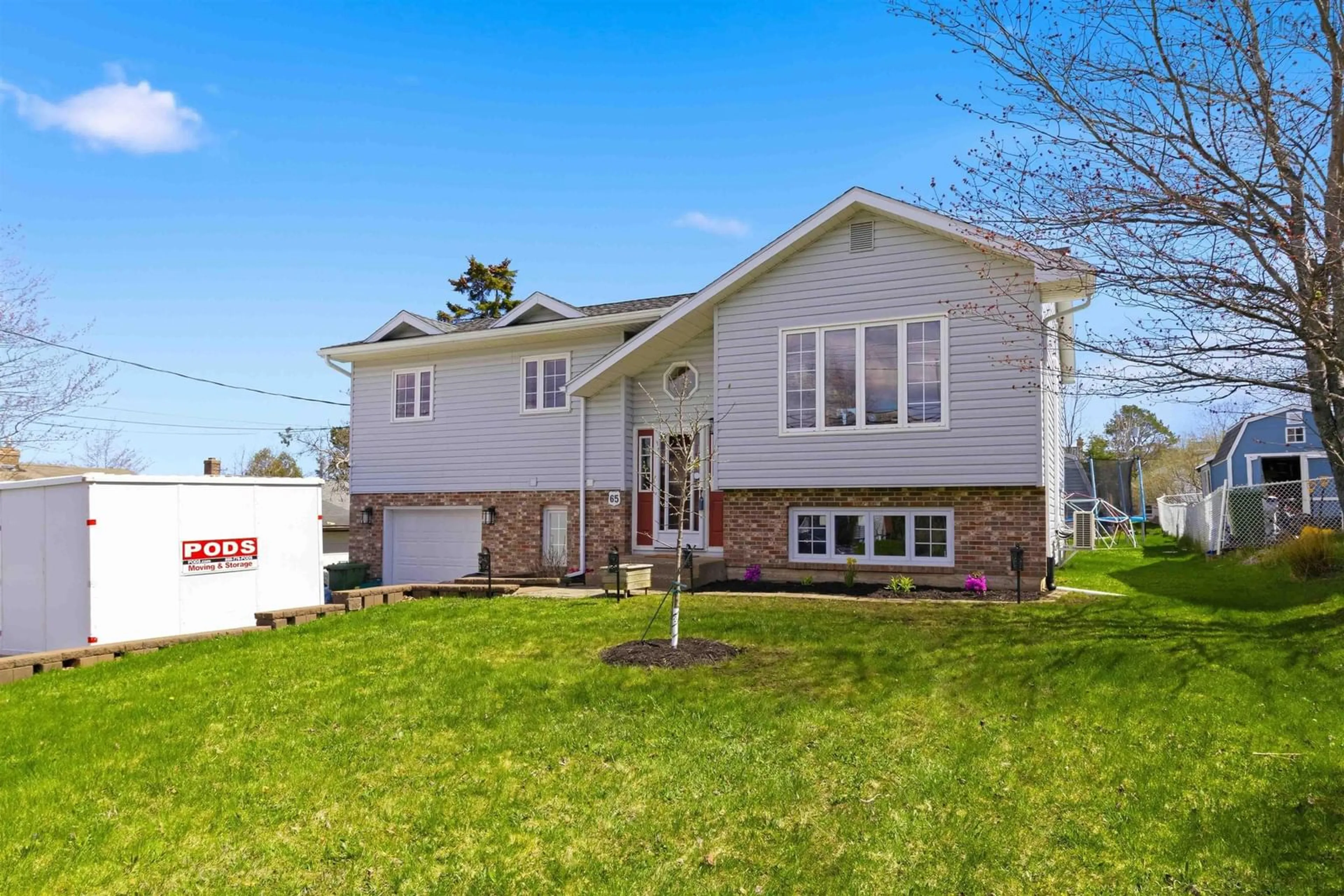 Home with vinyl exterior material, street for 65 Astral Dr, Cole Harbour Nova Scotia B2V 1B4