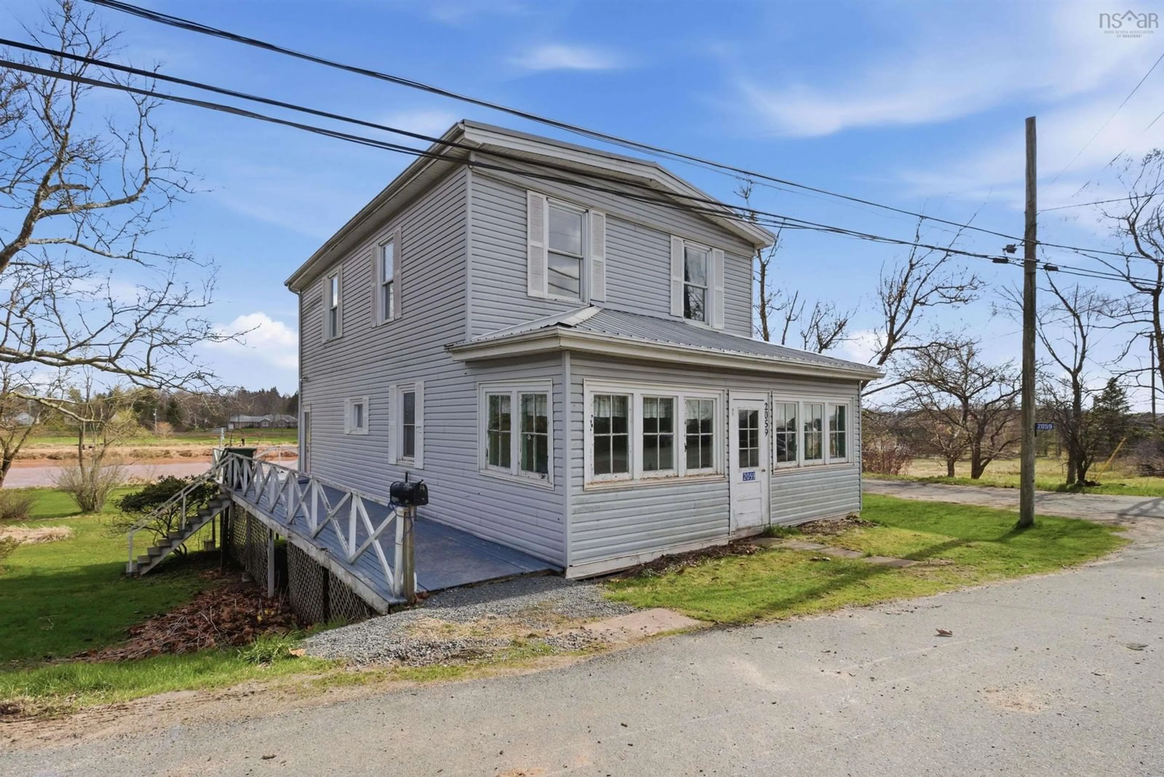 A pic from outside/outdoor area/front of a property/back of a property/a pic from drone, building for 2059 Hwy 224, Shubenacadie East Nova Scotia B0N 2H0